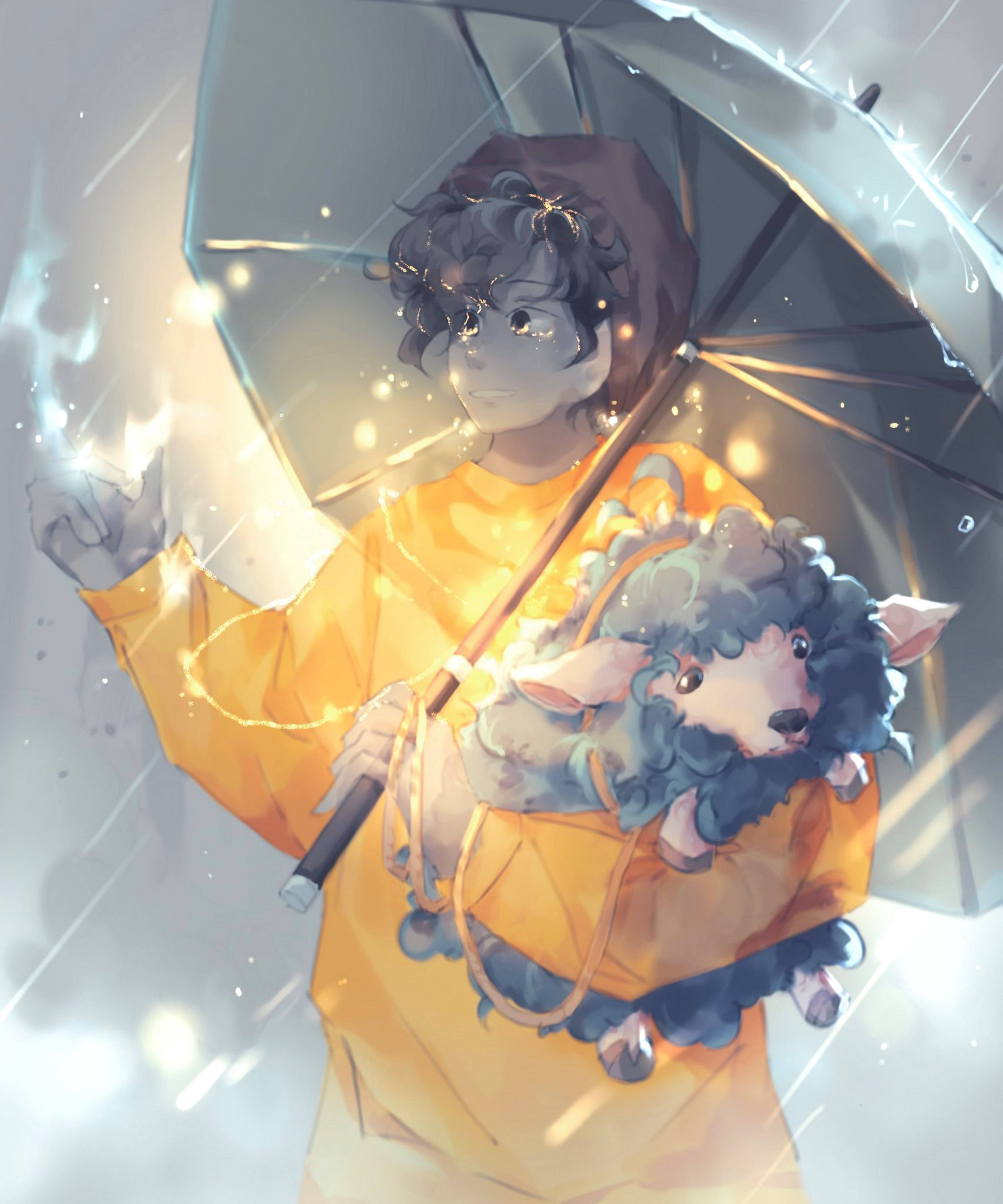 Dream SMP Ghostbur Friend Anime Duvar Kağıdı