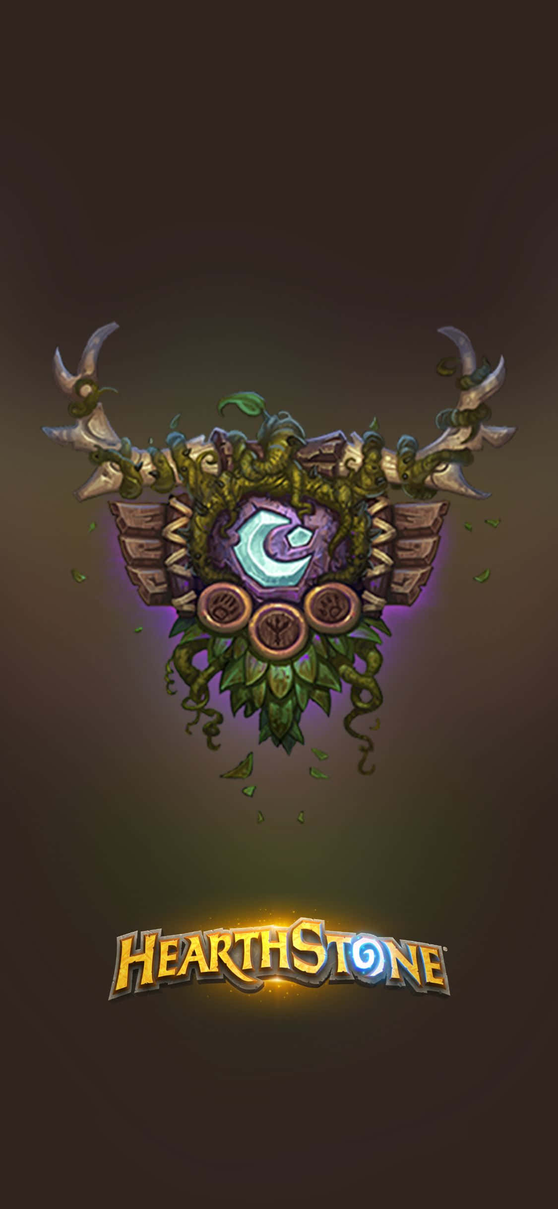 Druid Arması iPhone XS Hearthstone Arkaplanı Duvar Kağıdı