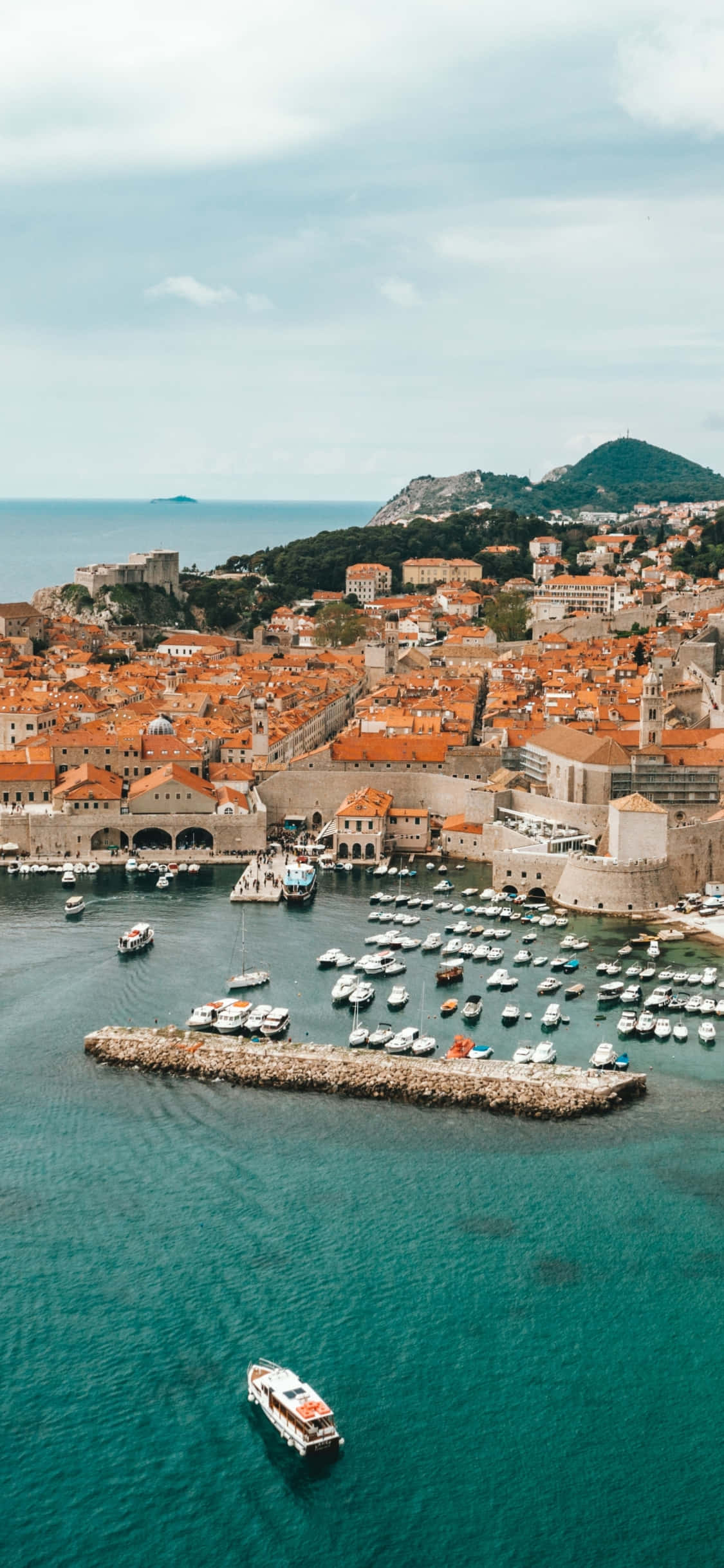 Dubrovnik Antik Liman Kenti Duvar Kağıdı