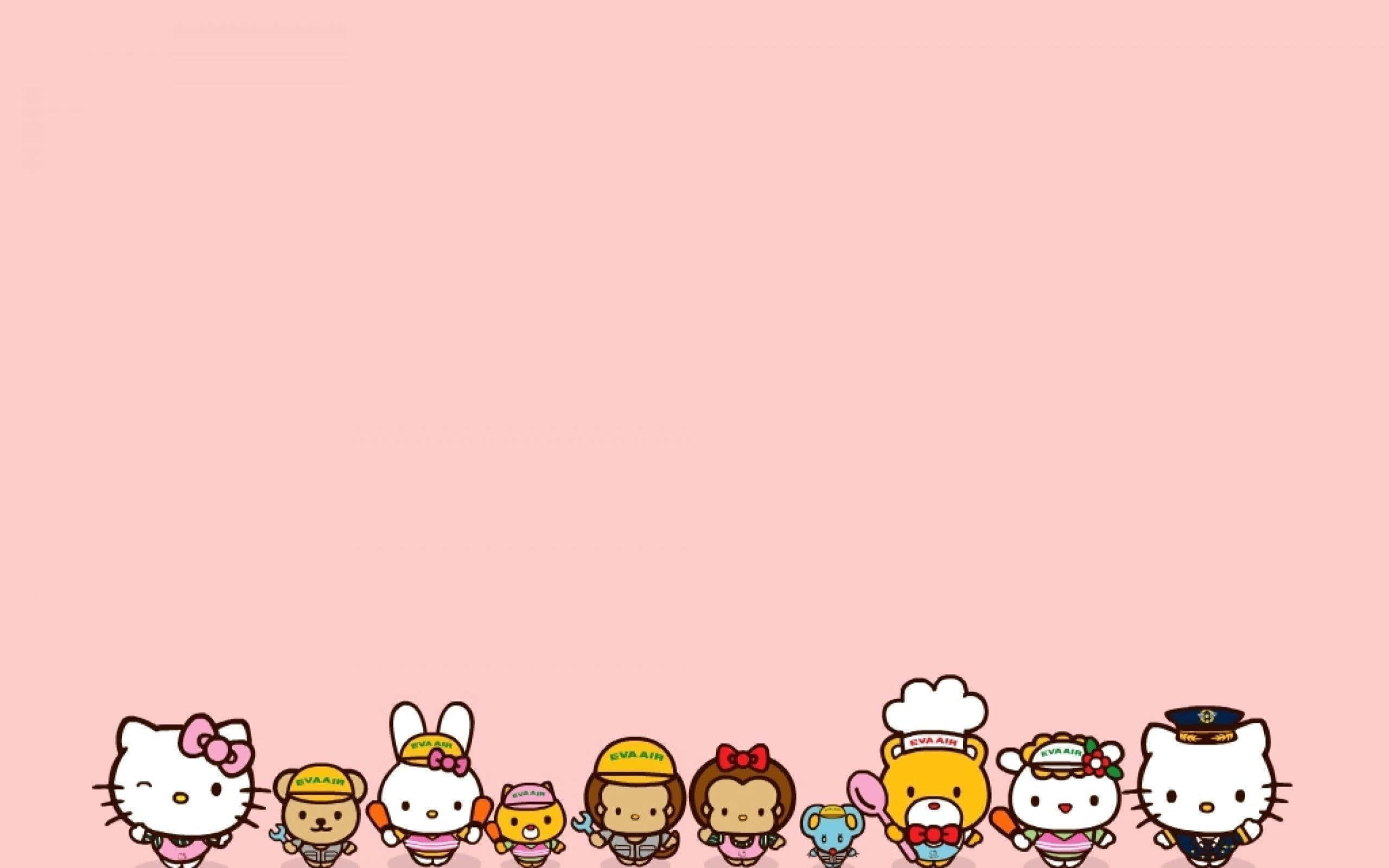 Dünya Sanrio ile gülümsesin! Duvar Kağıdı
