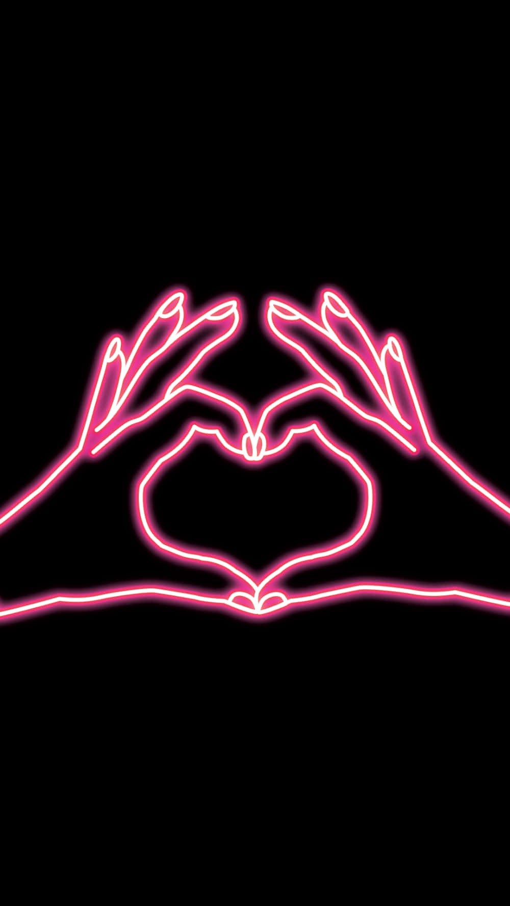 Dünyanıza canlılık katın Neon Pembe Estetiği ile Duvar Kağıdı