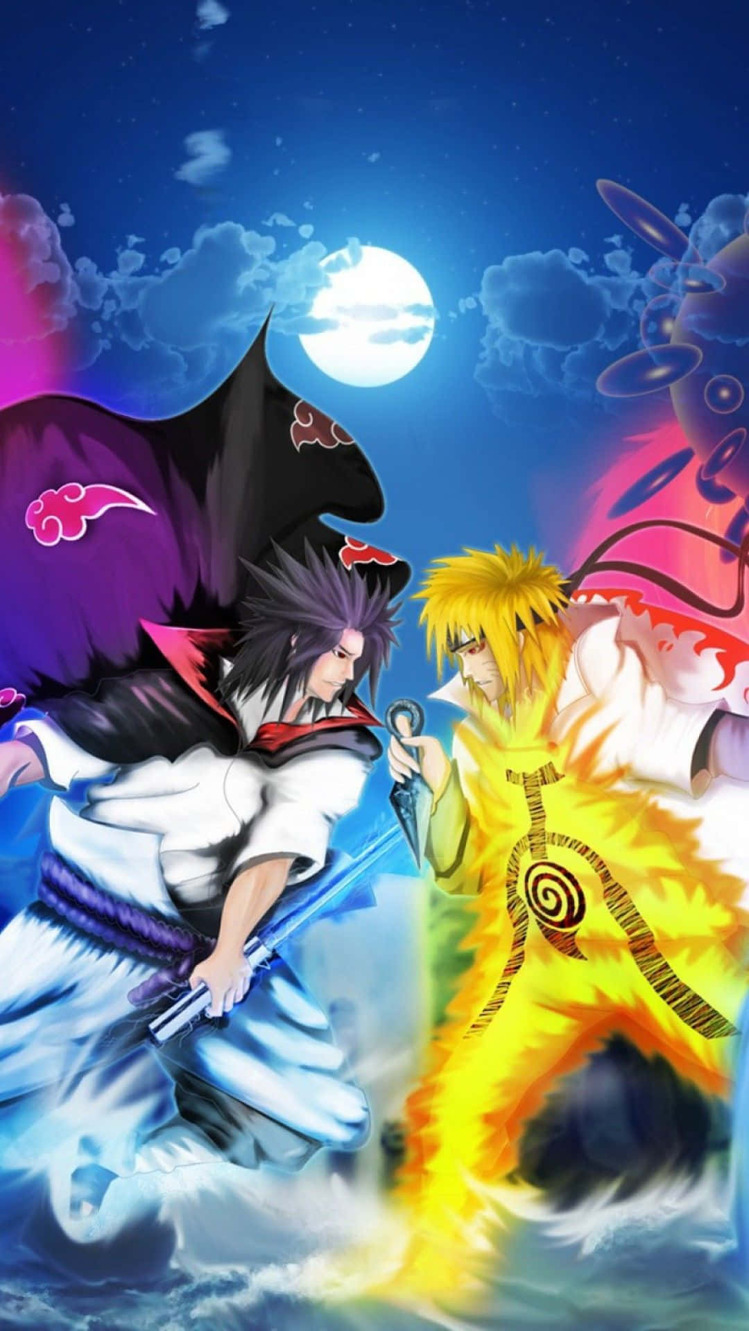 Ebedi Mangekyou Sharingan - Naruto Telefon Duvar Kağıdı