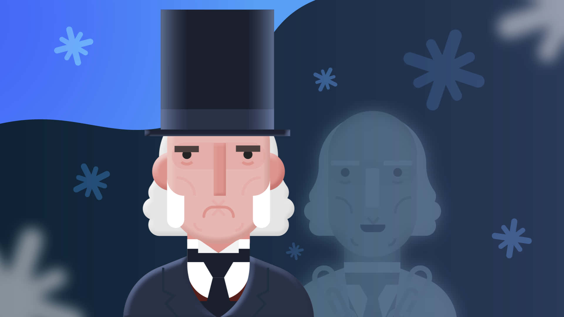 Ebenezer Scrooge Bir Noel Şarkısı'nda Duvar Kağıdı