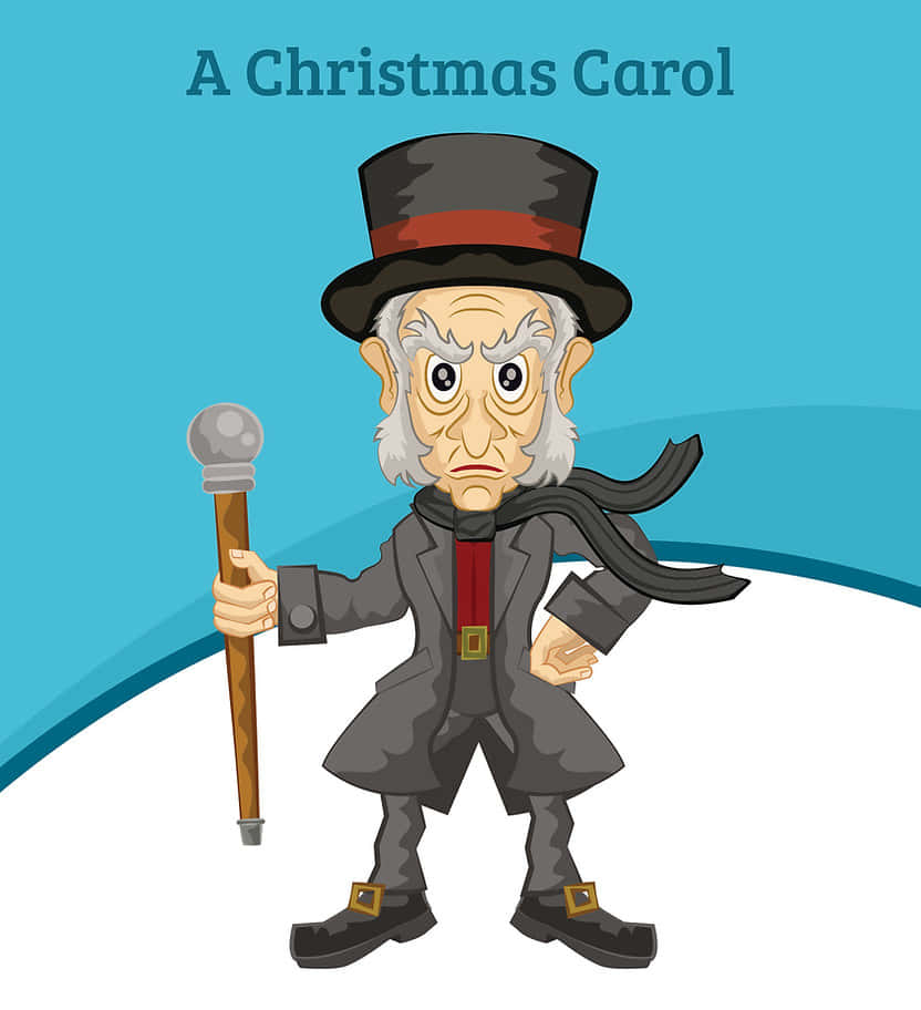 Ebenezer Scrooge ve 3 Ruh, Bir Noel Şarkısı'nda Duvar Kağıdı