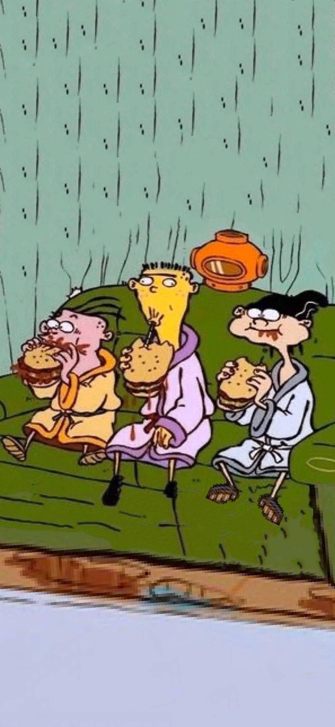 Ed, Edd ve Eddy Pijama Partisi Duvar Kağıdı