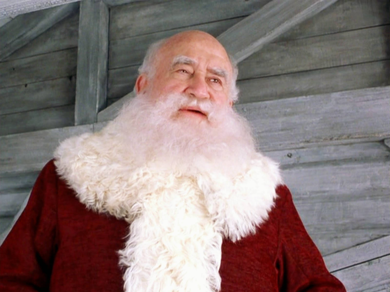 Edward Asner Noel Baba Kostümü Duvar Kağıdı