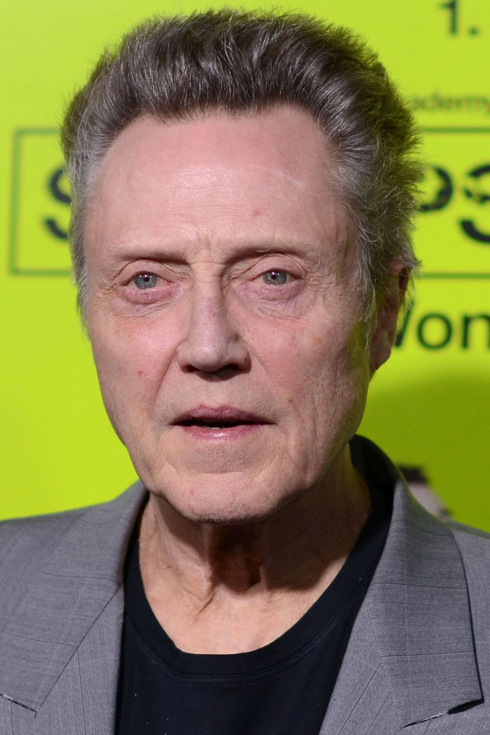 Efsanevi Aktör Christopher Walken Bir Film Çekimi Sırasında Duvar Kağıdı