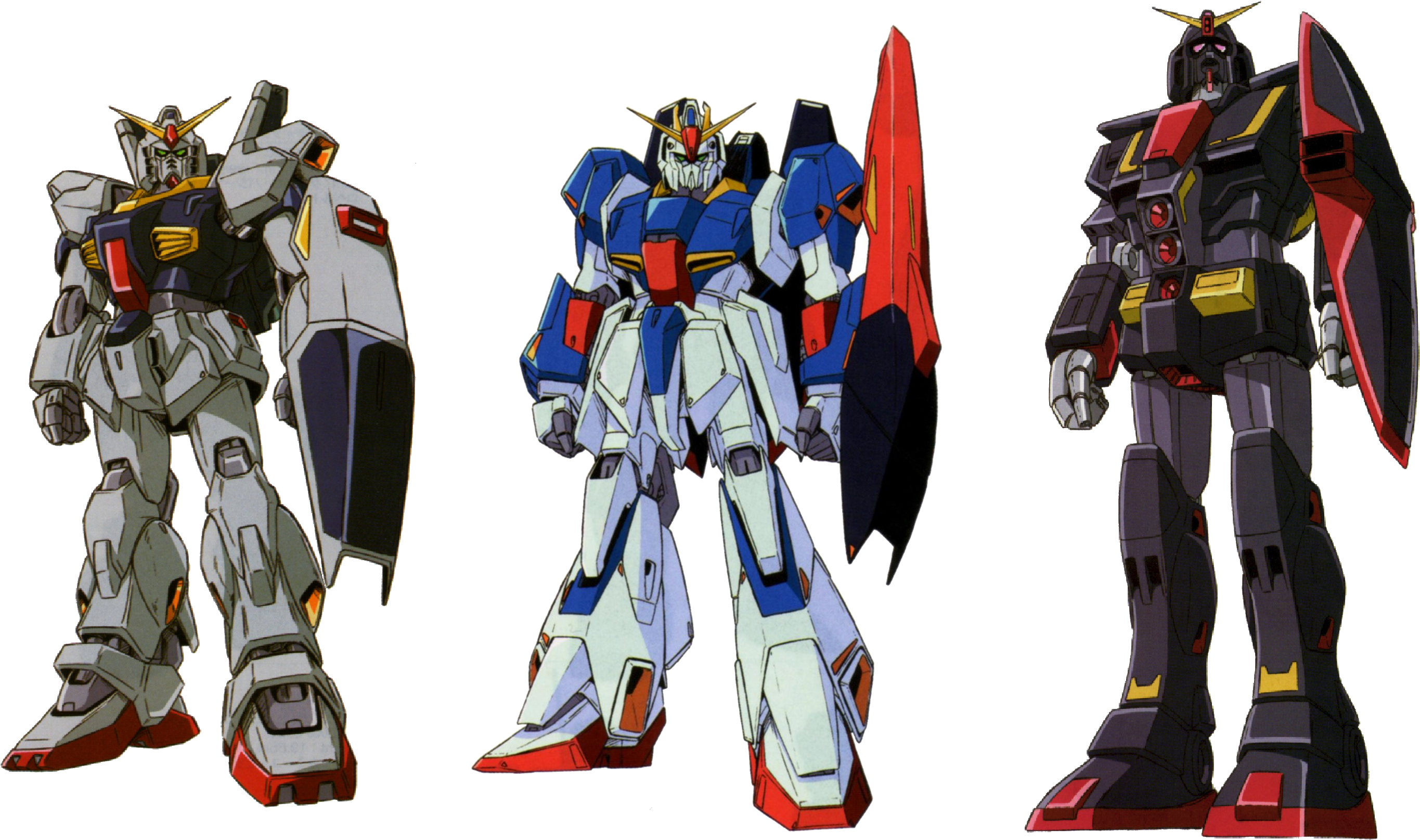 Efsanevi Gundam Mechaları Üçlüsü Duvar Kağıdı