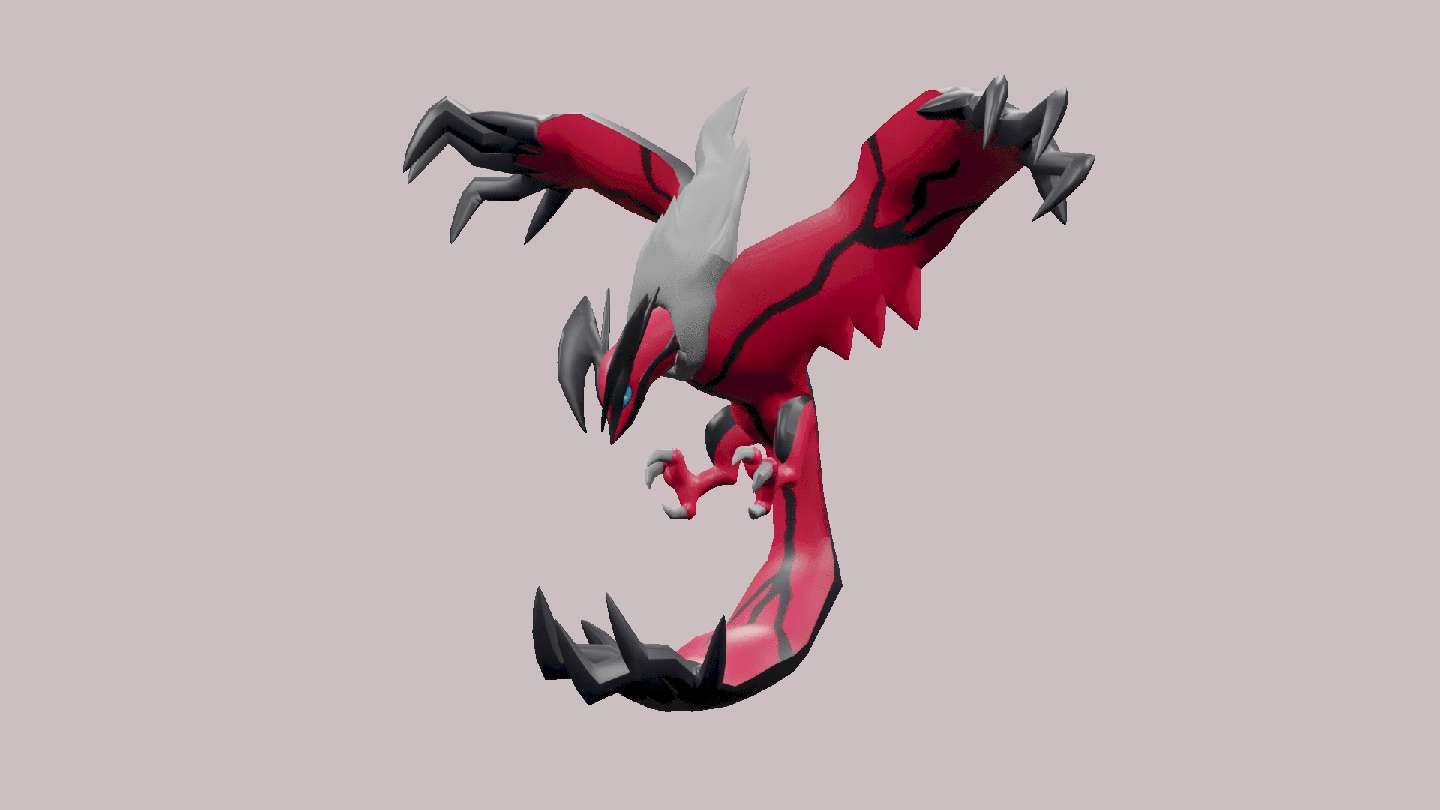 Efsanevi Pokemon Yveltal Beyaz Arkaplanda Duvar Kağıdı