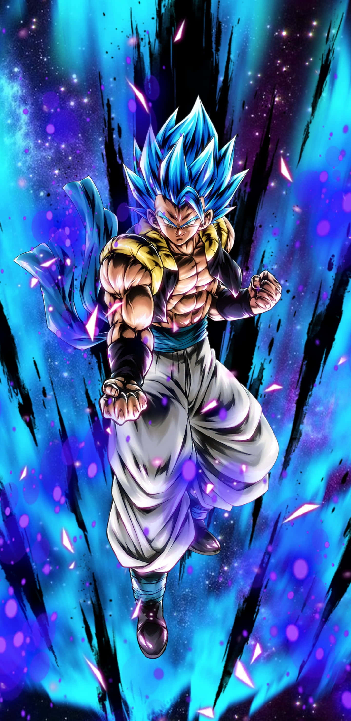 Efsanevi Süper Saiyan Goku, Dragon Ball Z'de Gücünü Sergiliyor Duvar Kağıdı