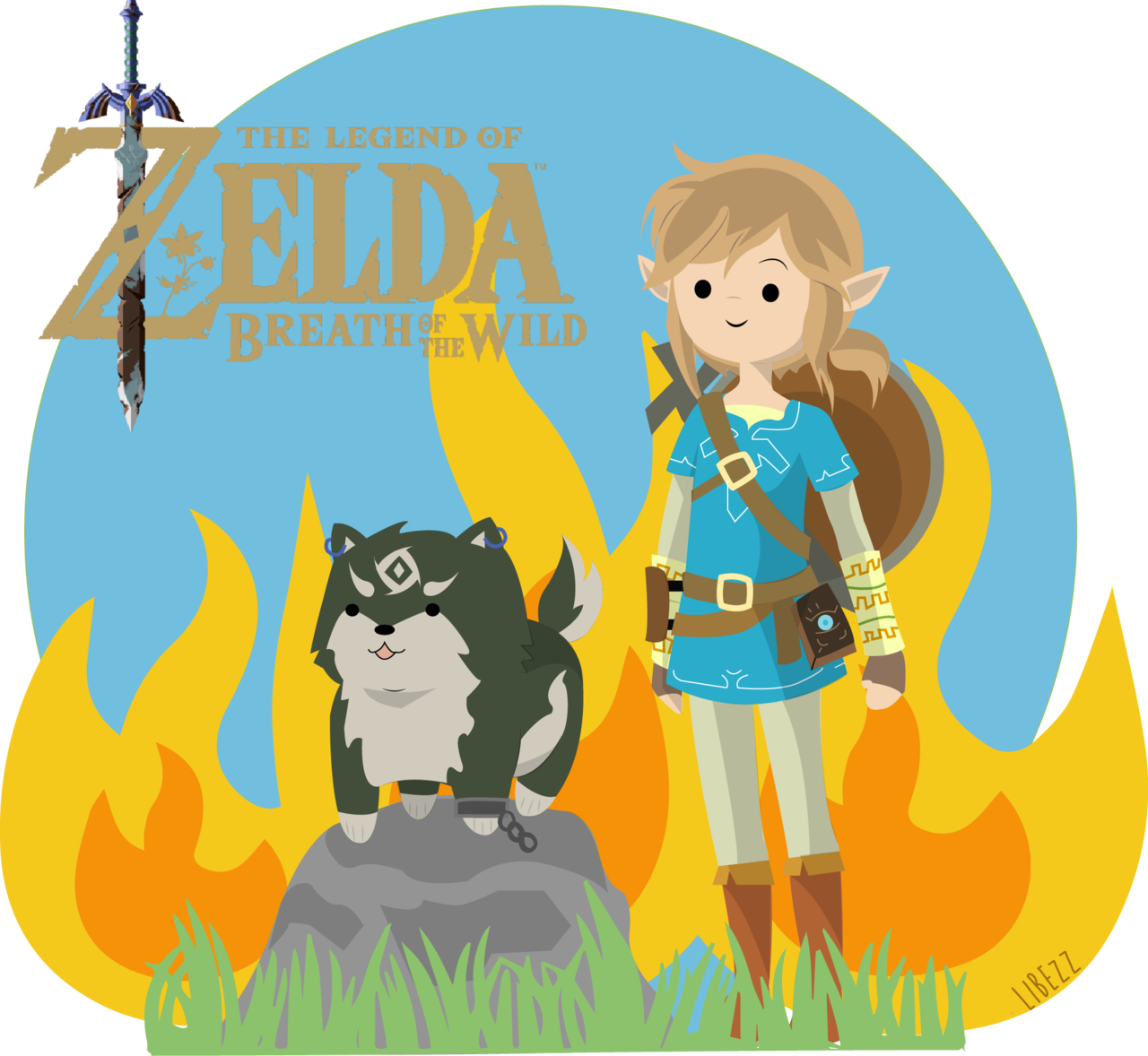 Efsanevi Zelda - Botw Link ve Kurt Link'e Sadece 19 Gün Kaldı, HD PNG İndir Duvar Kağıdı