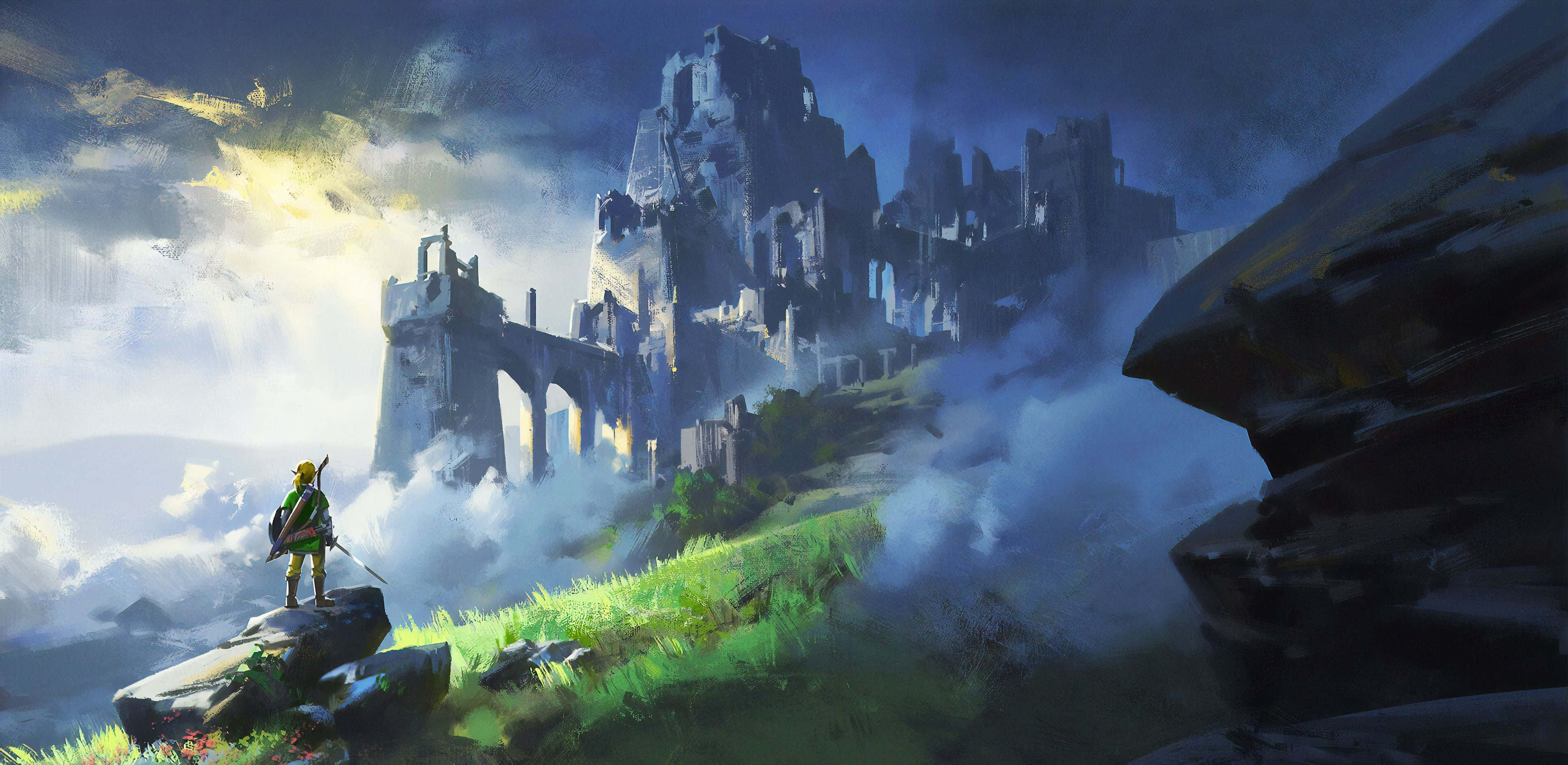 "Efsanevi Zelda dünyasını keşfedin!" Duvar Kağıdı