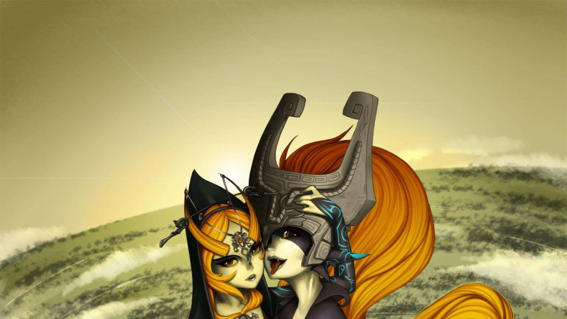 Efsanevi Zelda Twilight Princess Midna Fanartı Duvar Kağıdı