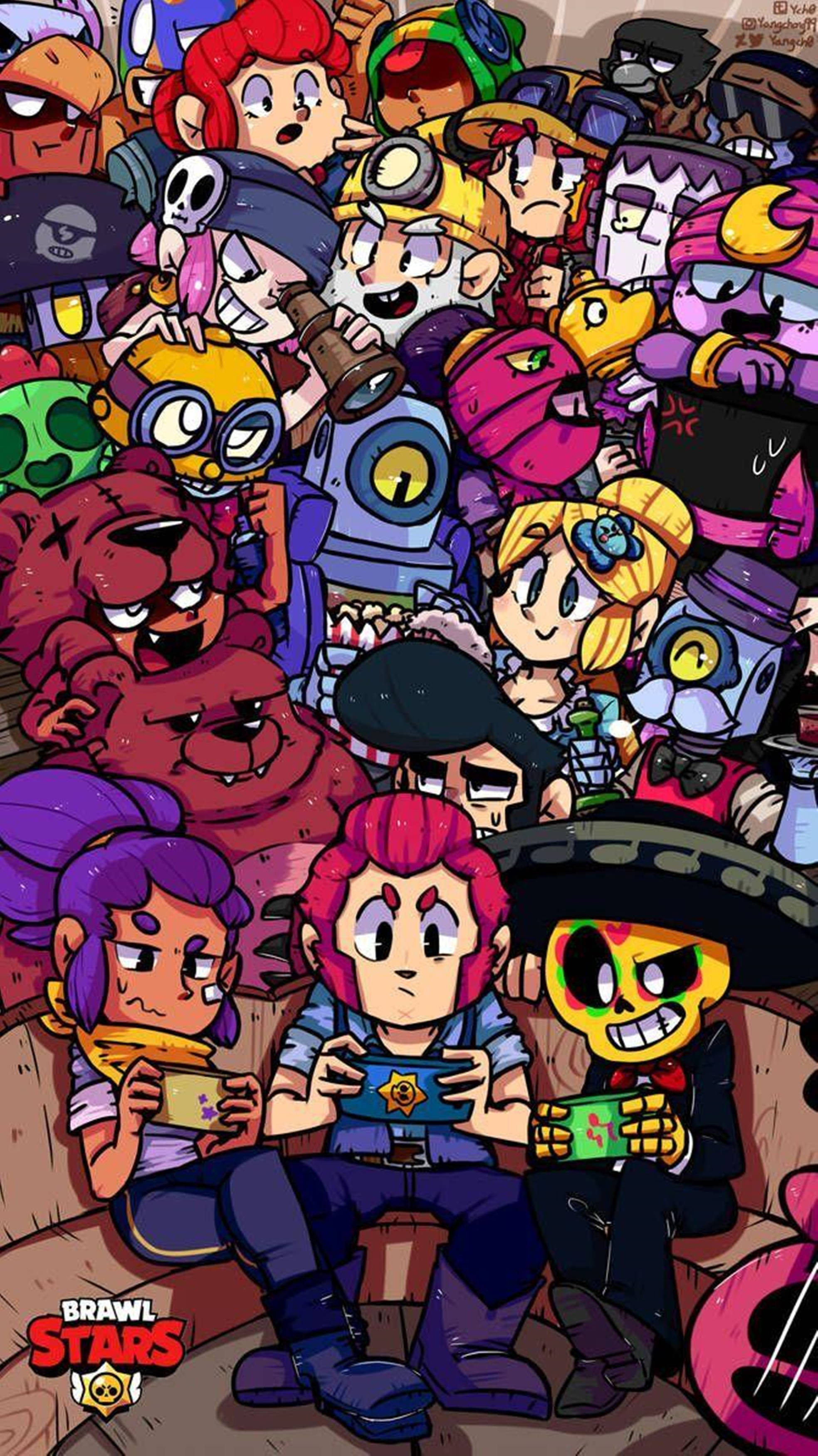 Eğlenceli MOBA Oyunu Brawl Stars 4K Duvar Kağıdı