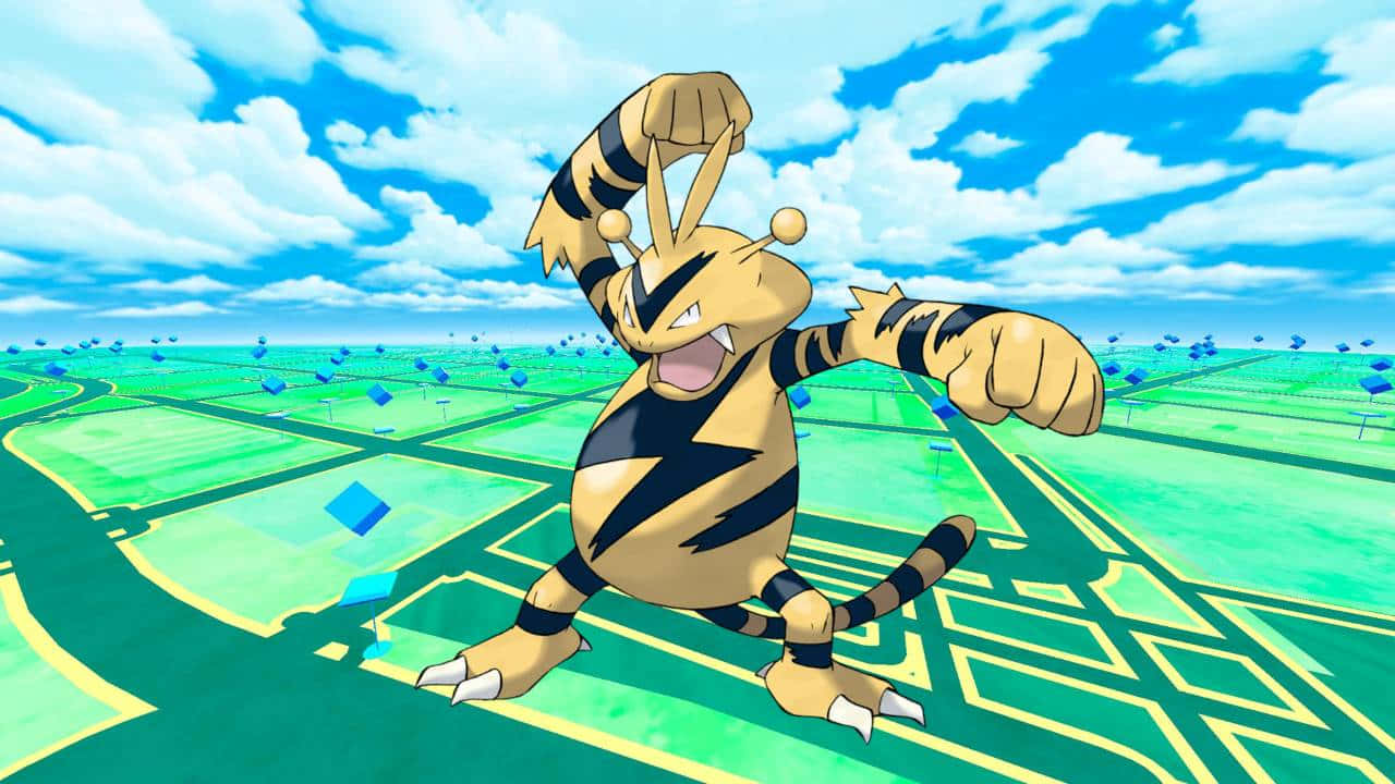 Electabuzz, Pokemon Go evreninde keşfe çıkıyor Duvar Kağıdı