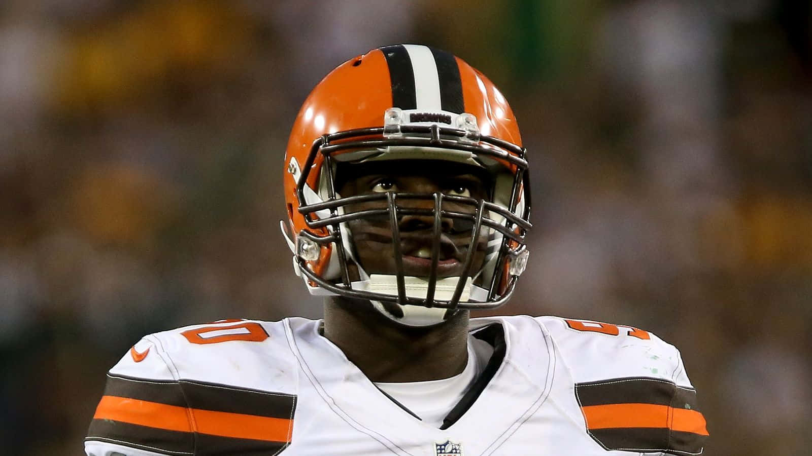 Emmanuel Ogbah Cleveland Browns Yakın Çekim Duvar Kağıdı