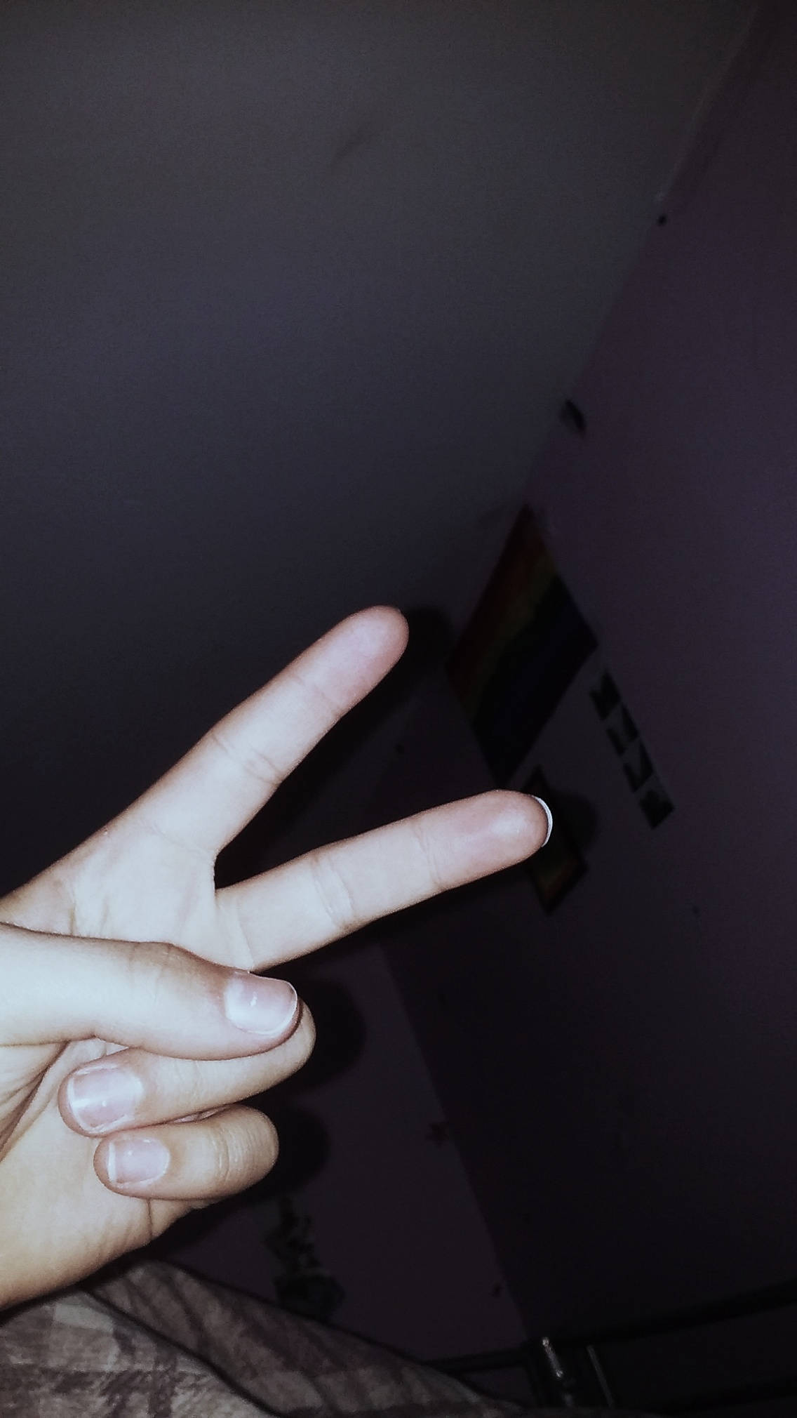 Emo Barış İşareti Estetiği Duvar Kağıdı