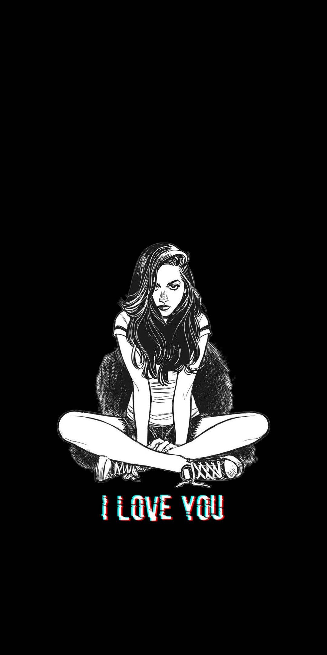 Emo Estetik Kadın Duvar Kağıdı