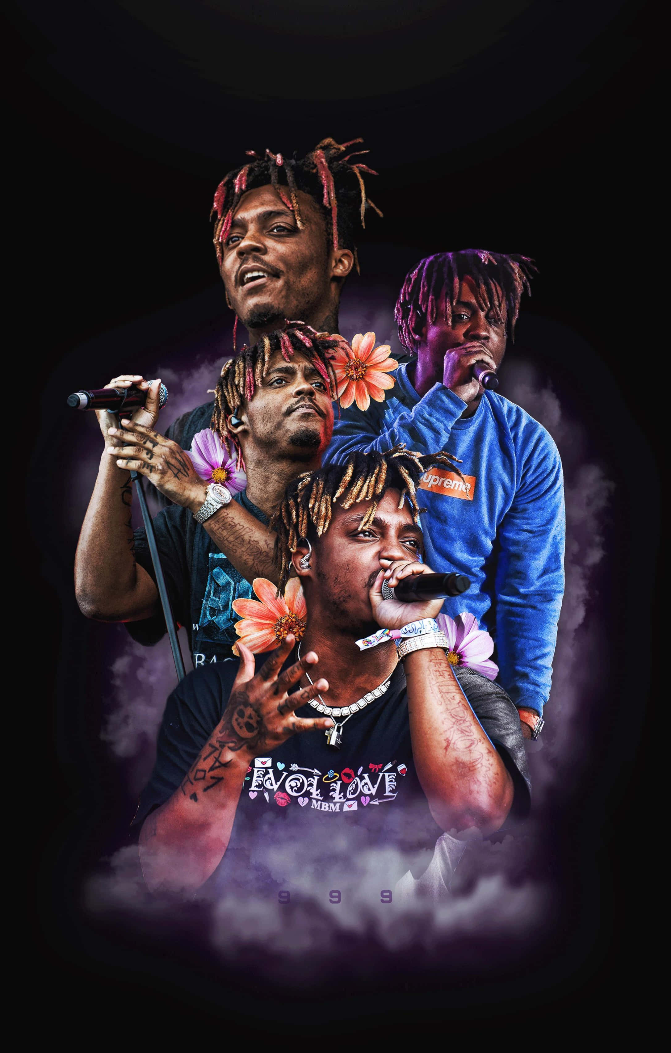 Emo rap'in ustası merhum Juice WRLD'ye bir saygı duruşu Duvar Kağıdı
