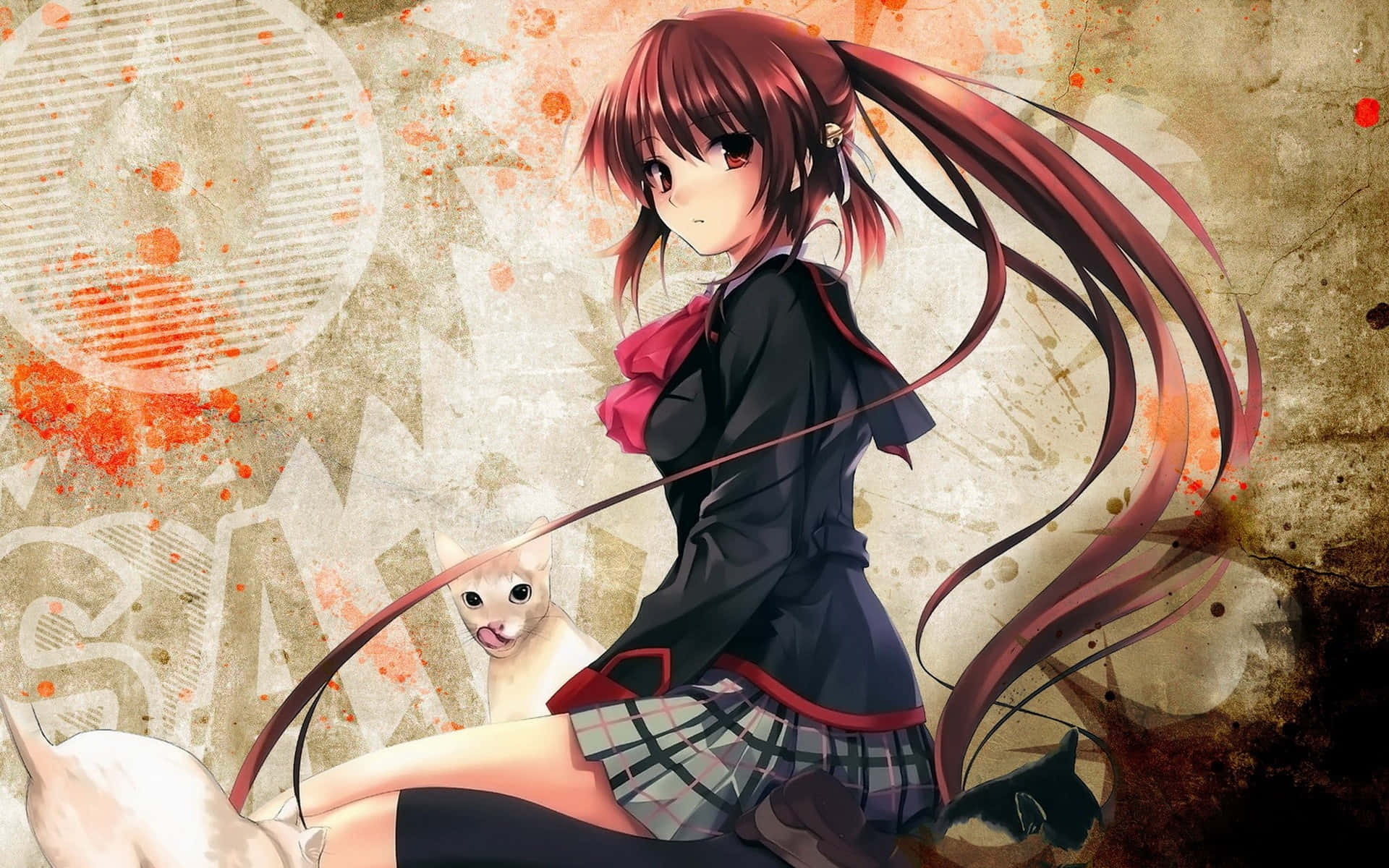 En İyi Anime Little Busters Rin Natsume Duvar Kağıdı