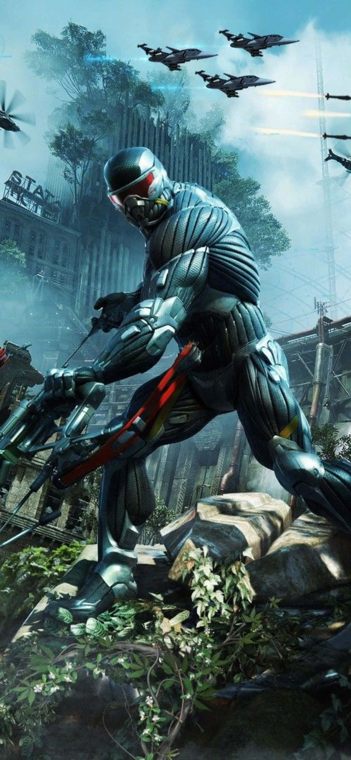 En Yeni iPhone X'te Crysis 3 Oynayın Duvar Kağıdı