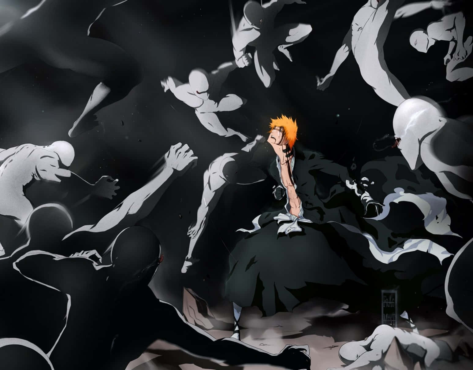 Epik Anime Savaşına Katıl Duvar Kağıdı