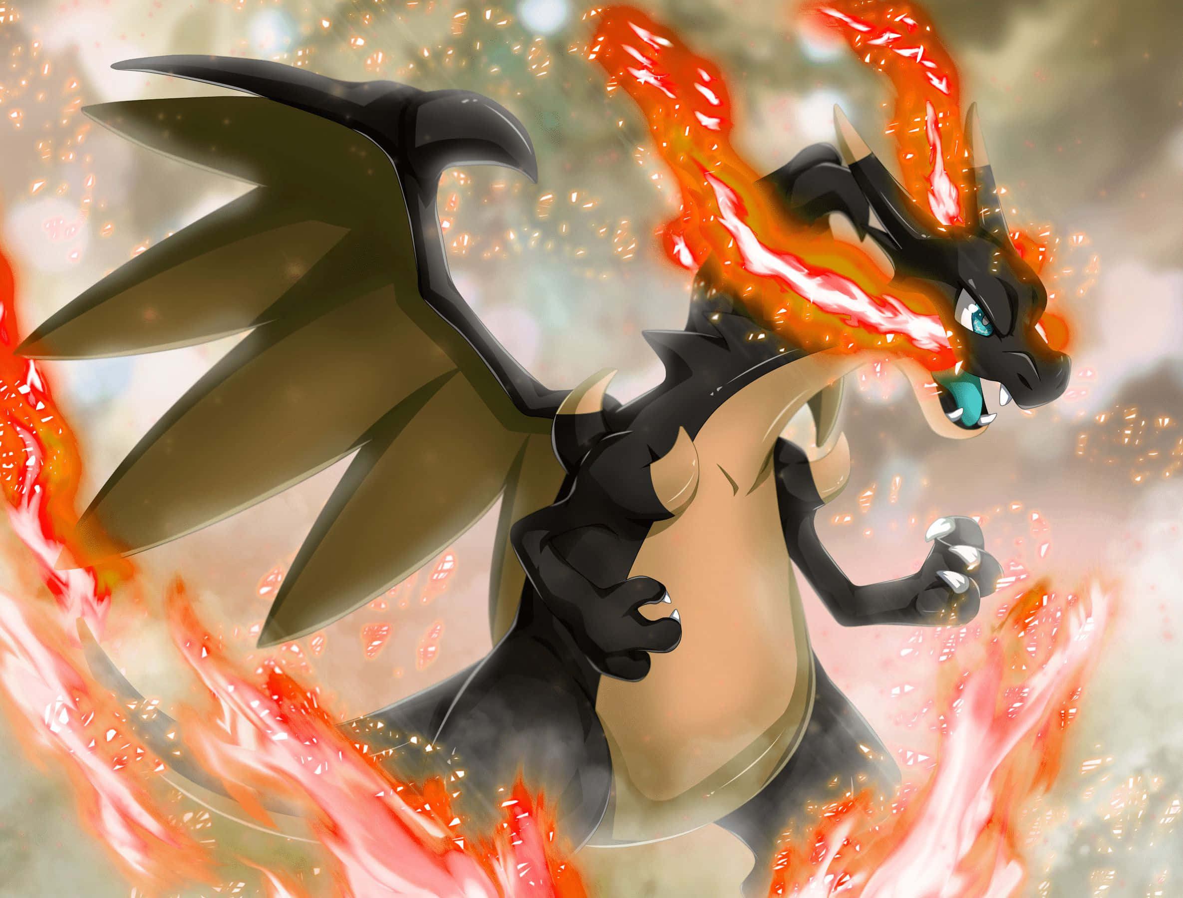 Epik Charizard ile savaşlarınızı bir üst seviyeye taşıyın Duvar Kağıdı
