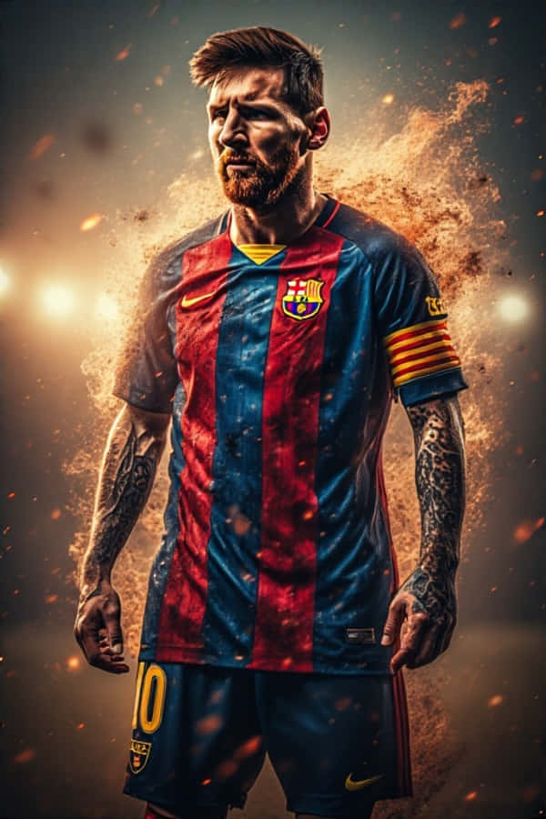 Epik Messi Fantazi Sanatı 4K Duvar Kağıdı