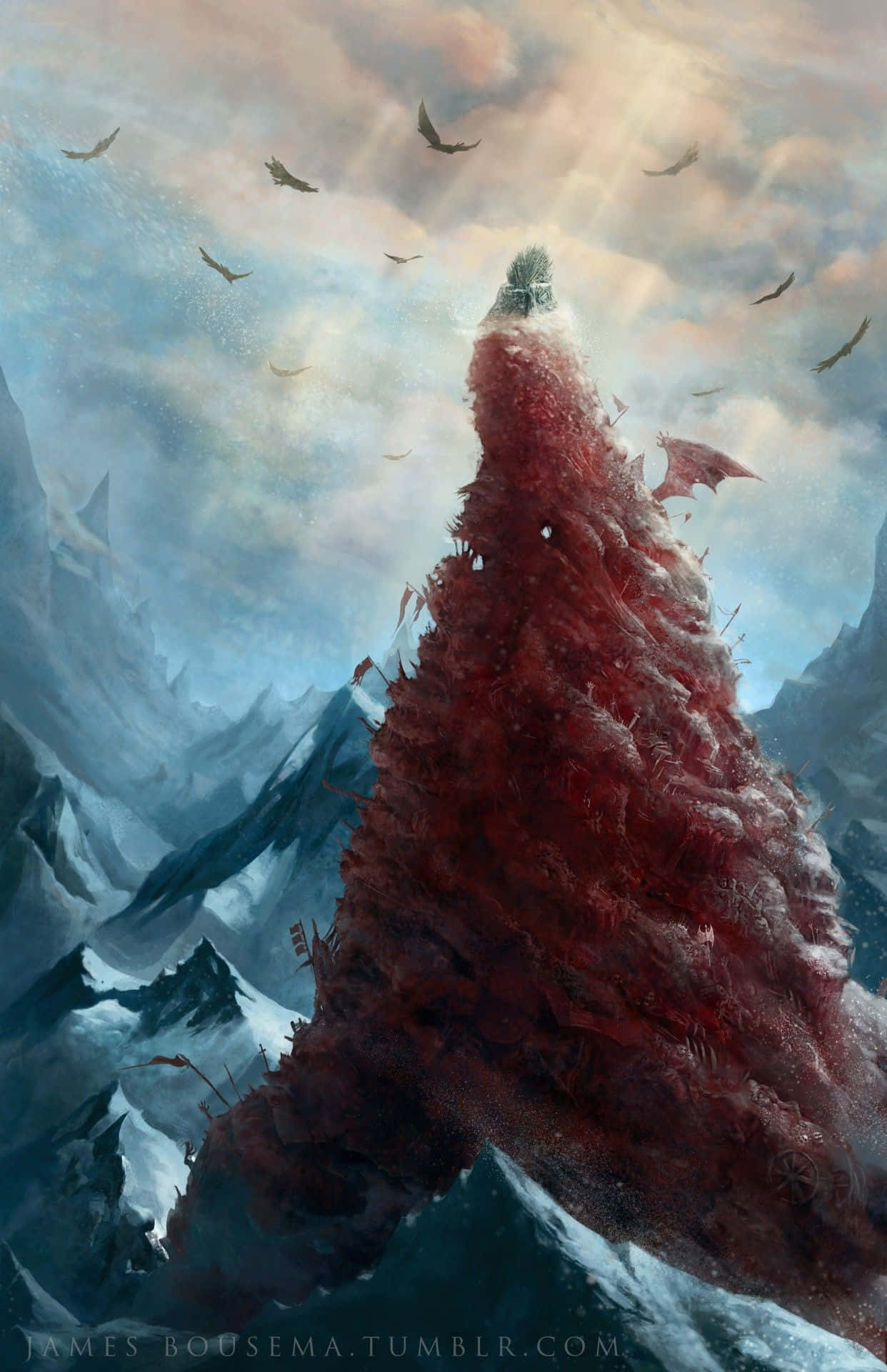 Epik Yüzleşme Winterfell'de - Game of Thrones Senaryosu Duvar Kağıdı