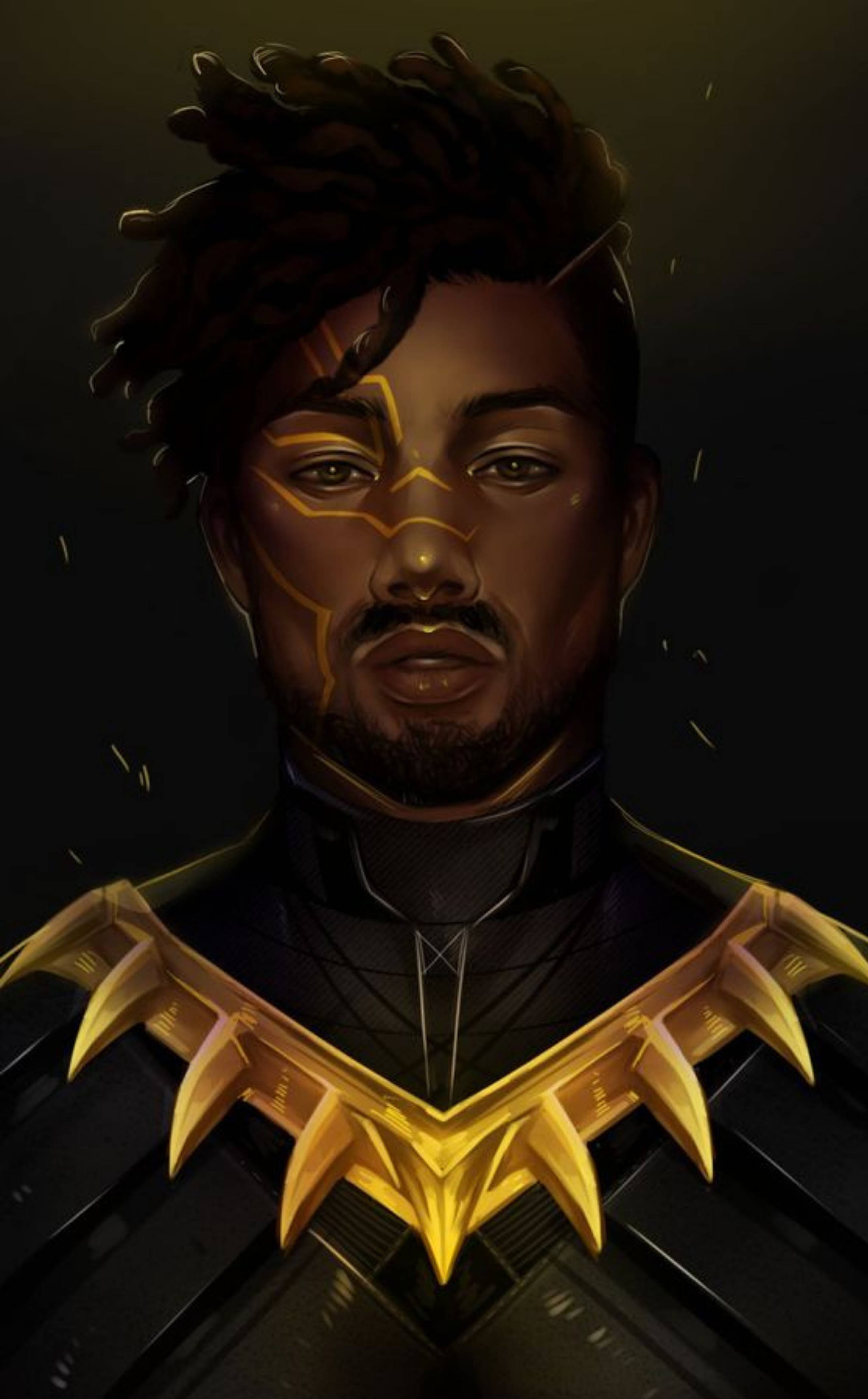 Erik Killmonger Sanatı Duvar Kağıdı