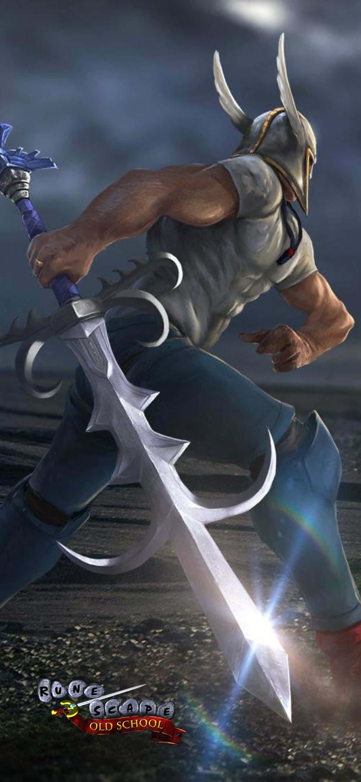 iPhone XS Max'te Eski Okul Runescape ile Oyun Nostaljisi Duvar Kağıdı