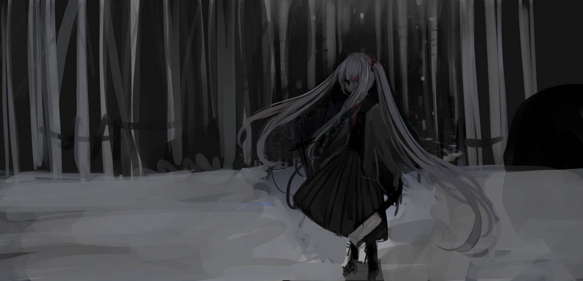Esmer Elf Kızı Sert Anime Profil Fotoğrafı Duvar Kağıdı