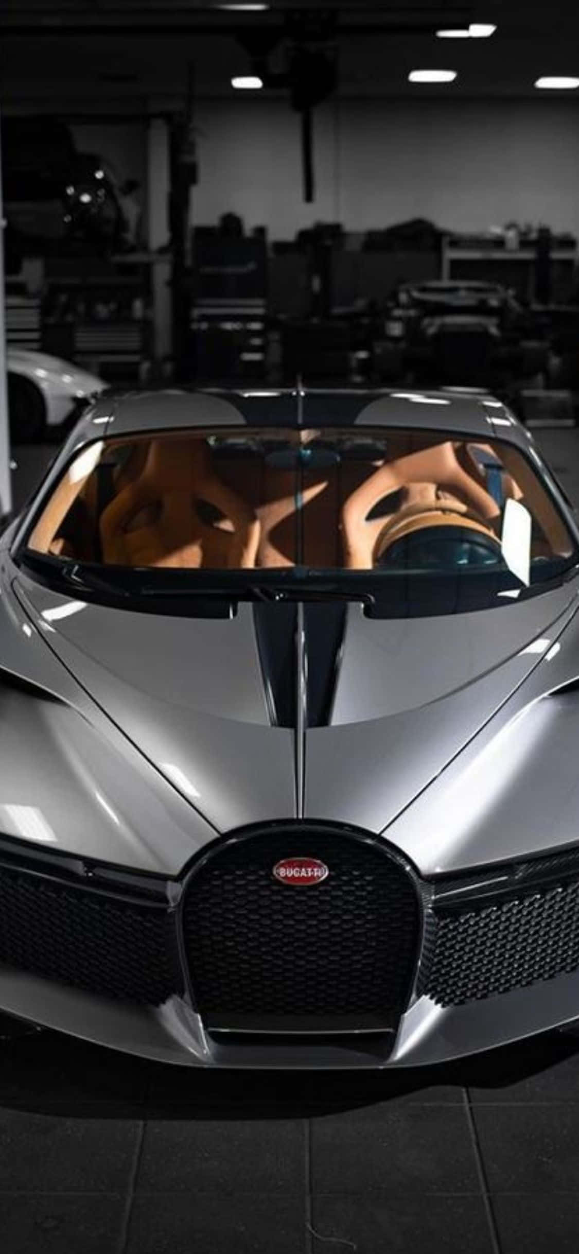 Eşsiz lüks: kişiselleştirilmiş bir iPhone Xs ve Bugatti ile dünyayı keşfedin Duvar Kağıdı