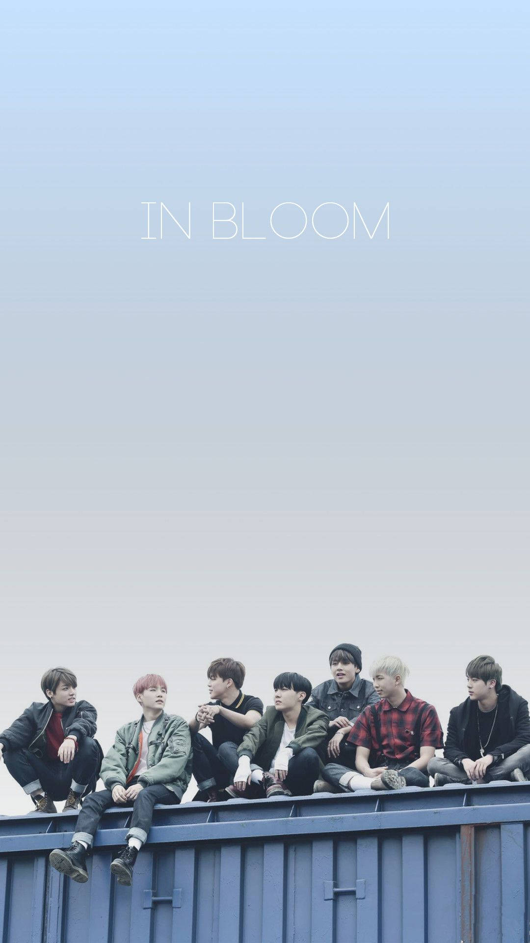 Estetik Bts In Bloom Duvar Kağıdı