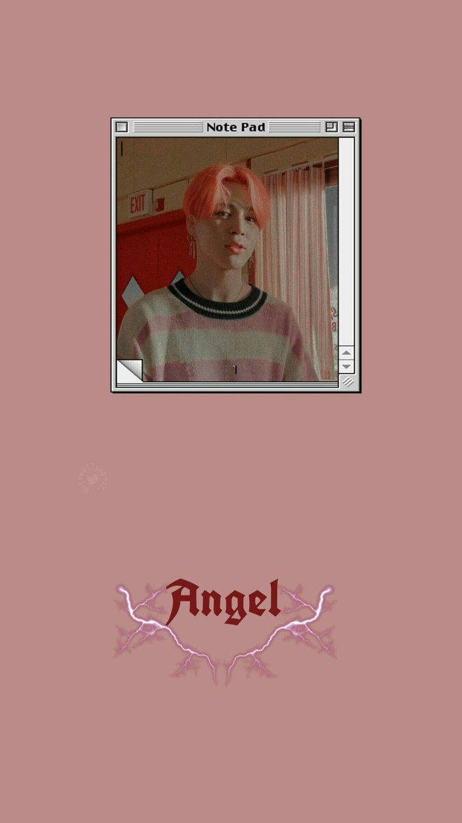 Estetik Bts Jimin Not Defterinde Duvar Kağıdı