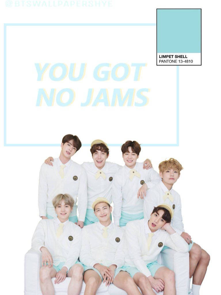 Estetik Bts No Jams Duvar Kağıdı
