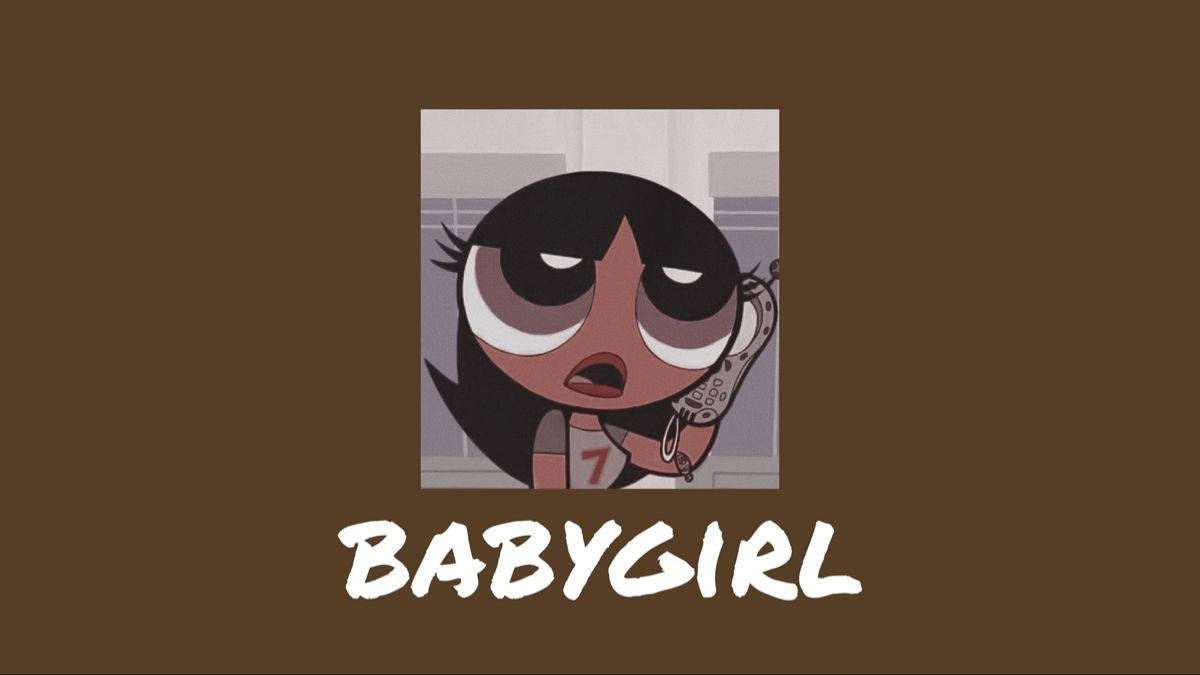 Estetik Cartoon Network Powerpuff Buttercup Duvar Kağıdı