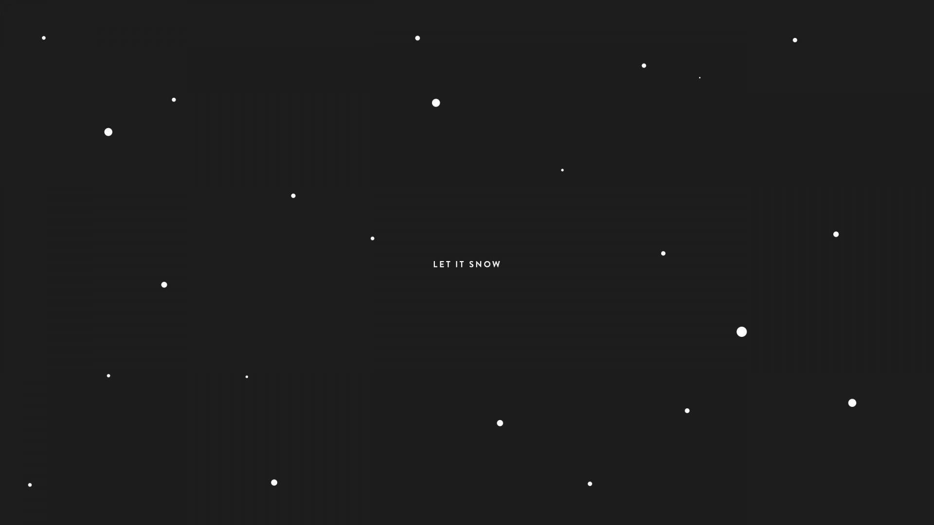 Estetik Çocuk Let It Snow Duvar Kağıdı