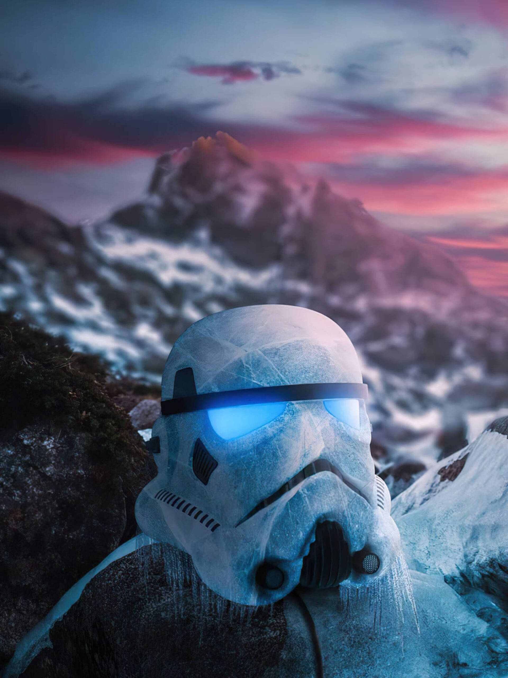 Estetik Donmuş Stormtrooper iPad Duvar Kağıdı