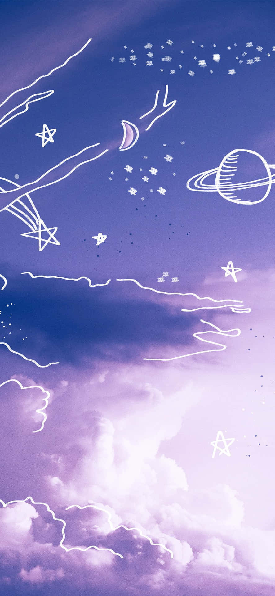 Mor Pastel iPhone — Pastel mor GIF Duvar Kağıdı