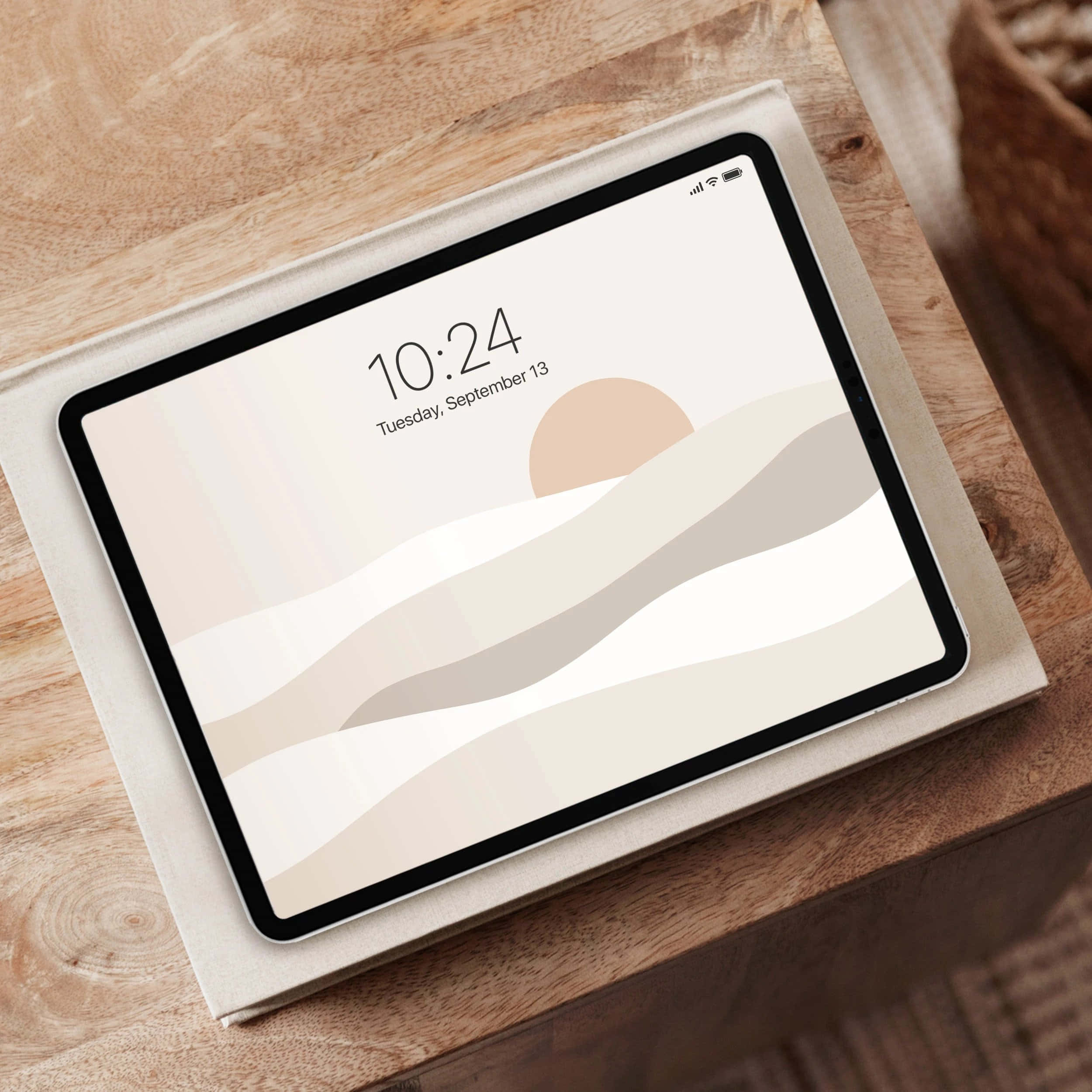 "Estetik iPad ile yaratıcı kalın." Duvar Kağıdı