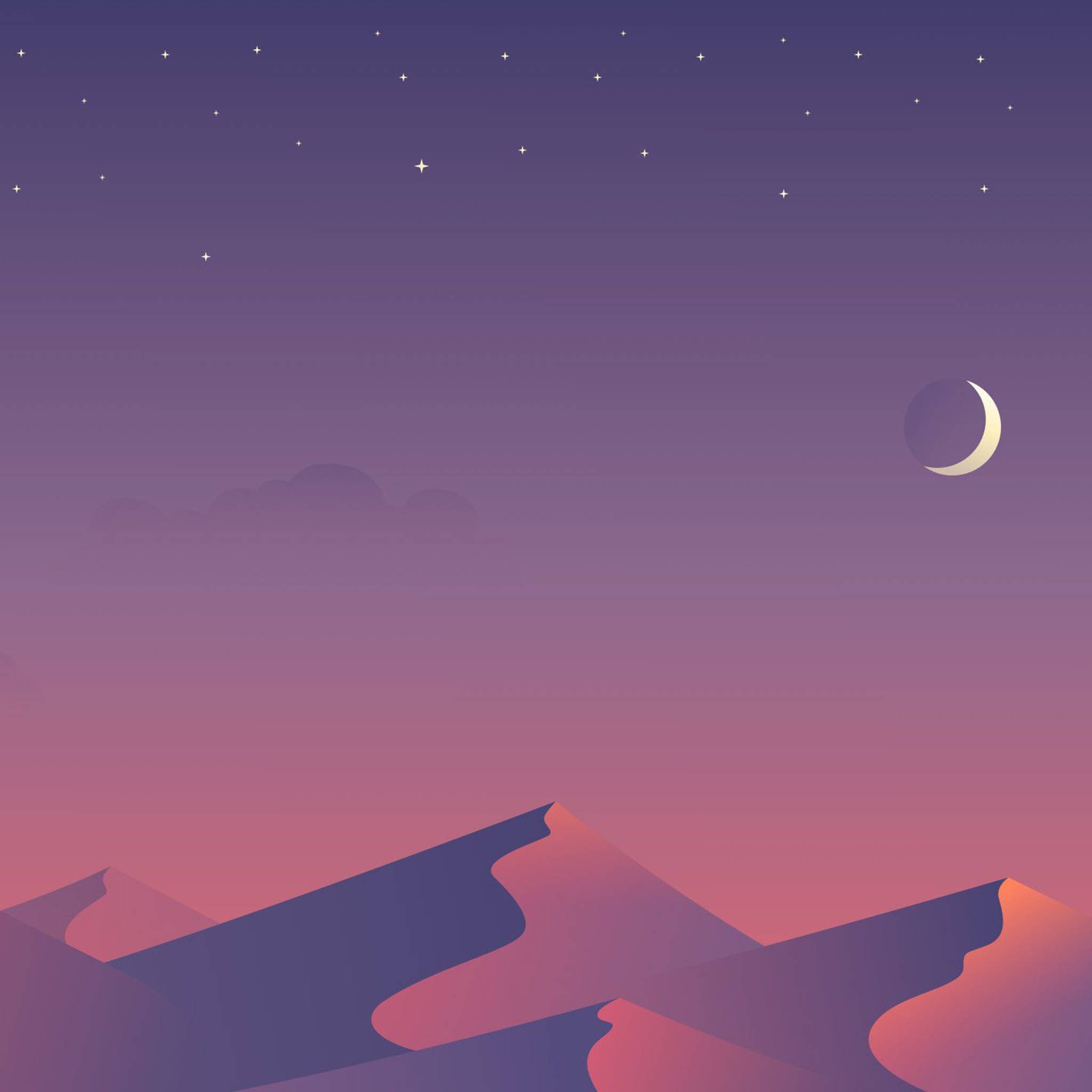Estetik iPad Minimalist Çöl Duvar Kağıdı