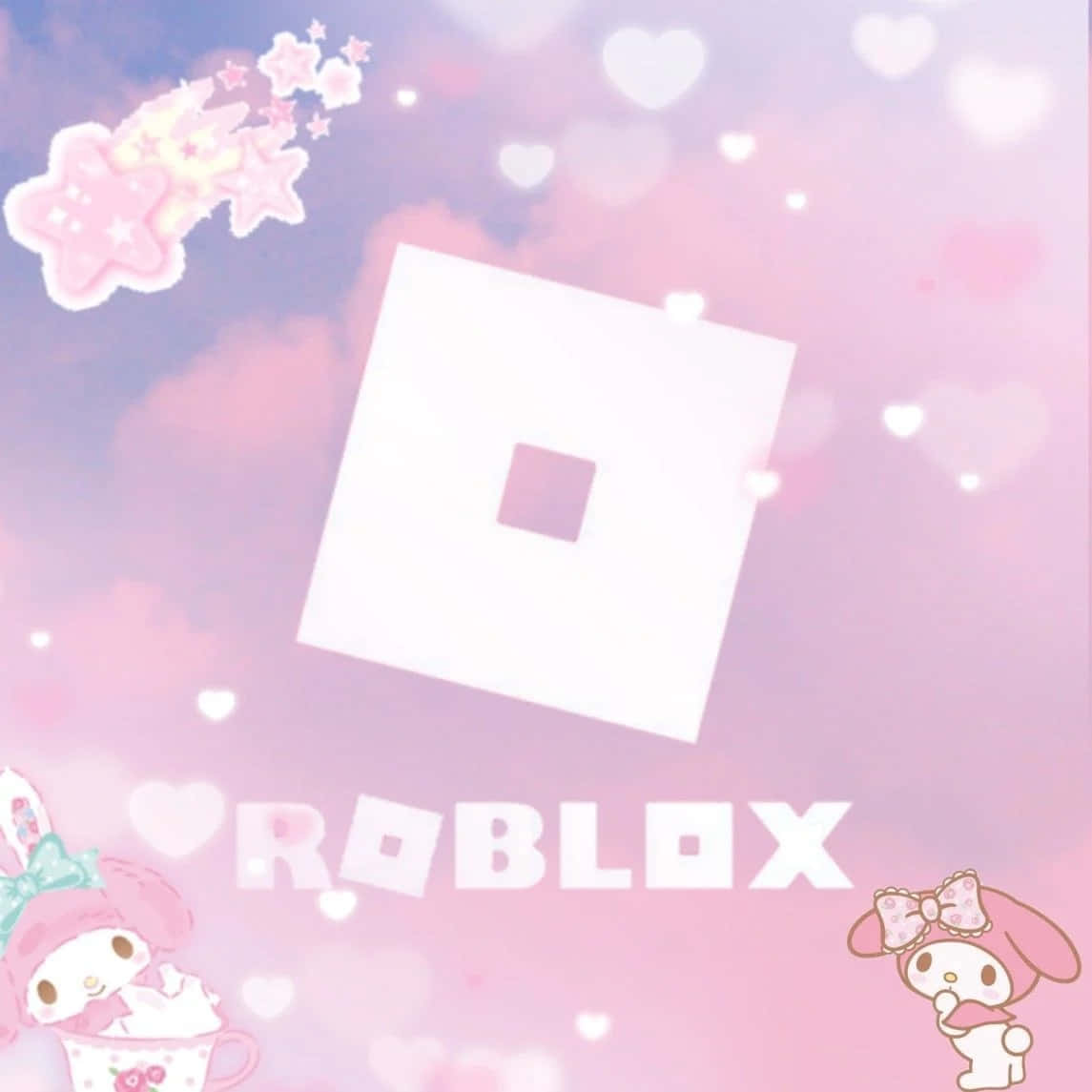 Estetik Kawaii Roblox Logosu Duvar Kağıdı
