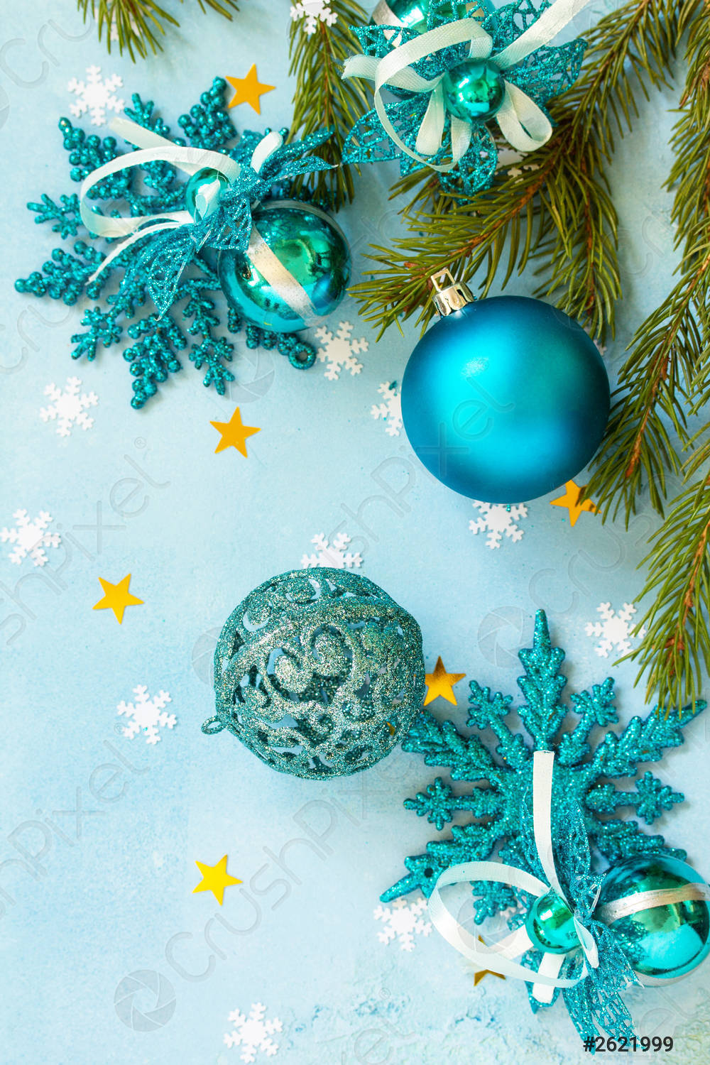 Estetik Noel iPhone Yeşil Toplarla Duvar Kağıdı