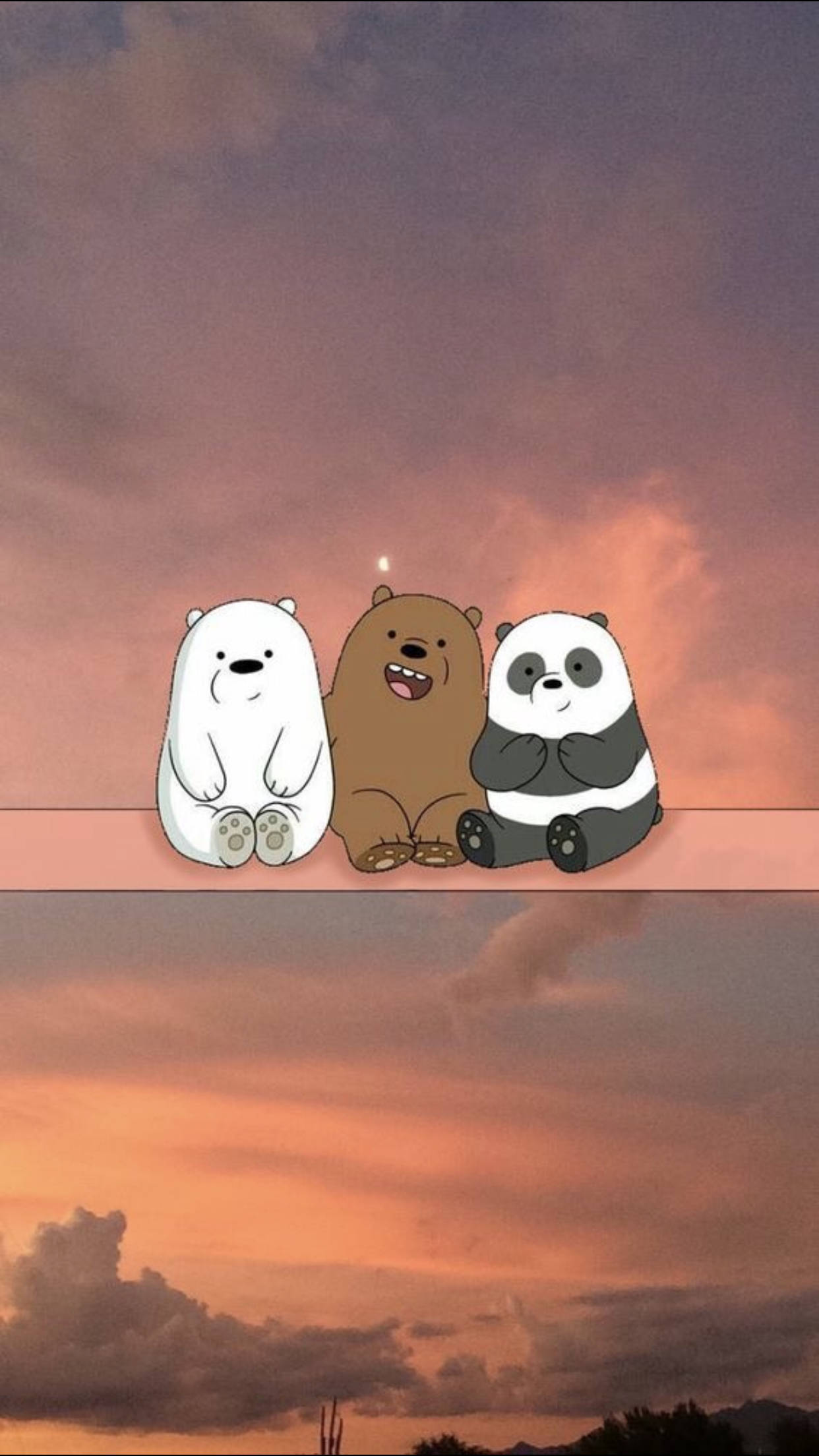 Estetik Panda, Grizz ve Buz Ayı Duvar Kağıdı