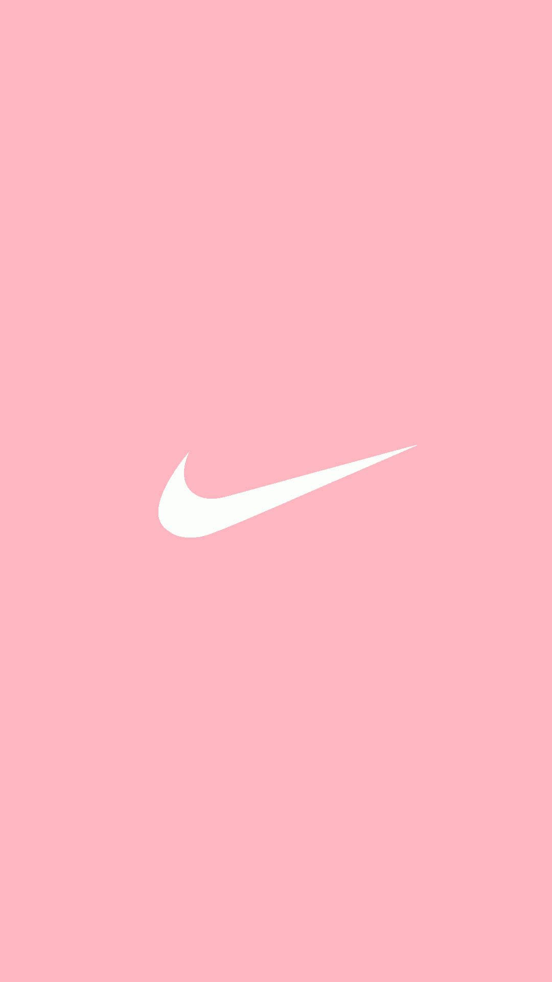 Estetik Pembe Nike Duvar Kağıdı