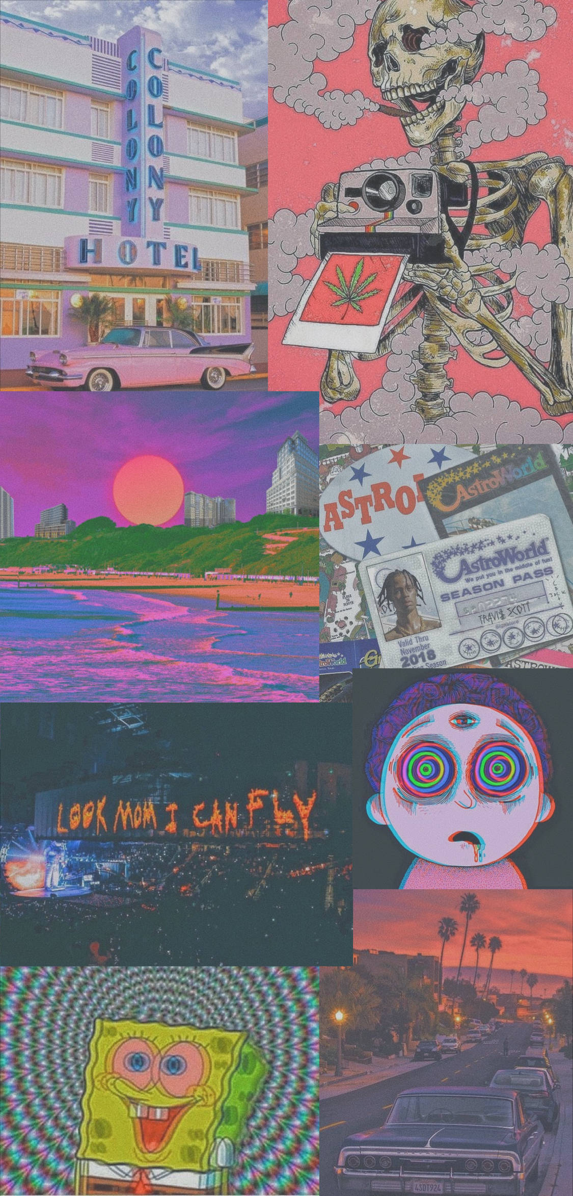 "Estetik trippy'nin çok boyutlu dünyasını keşfedin" Duvar Kağıdı