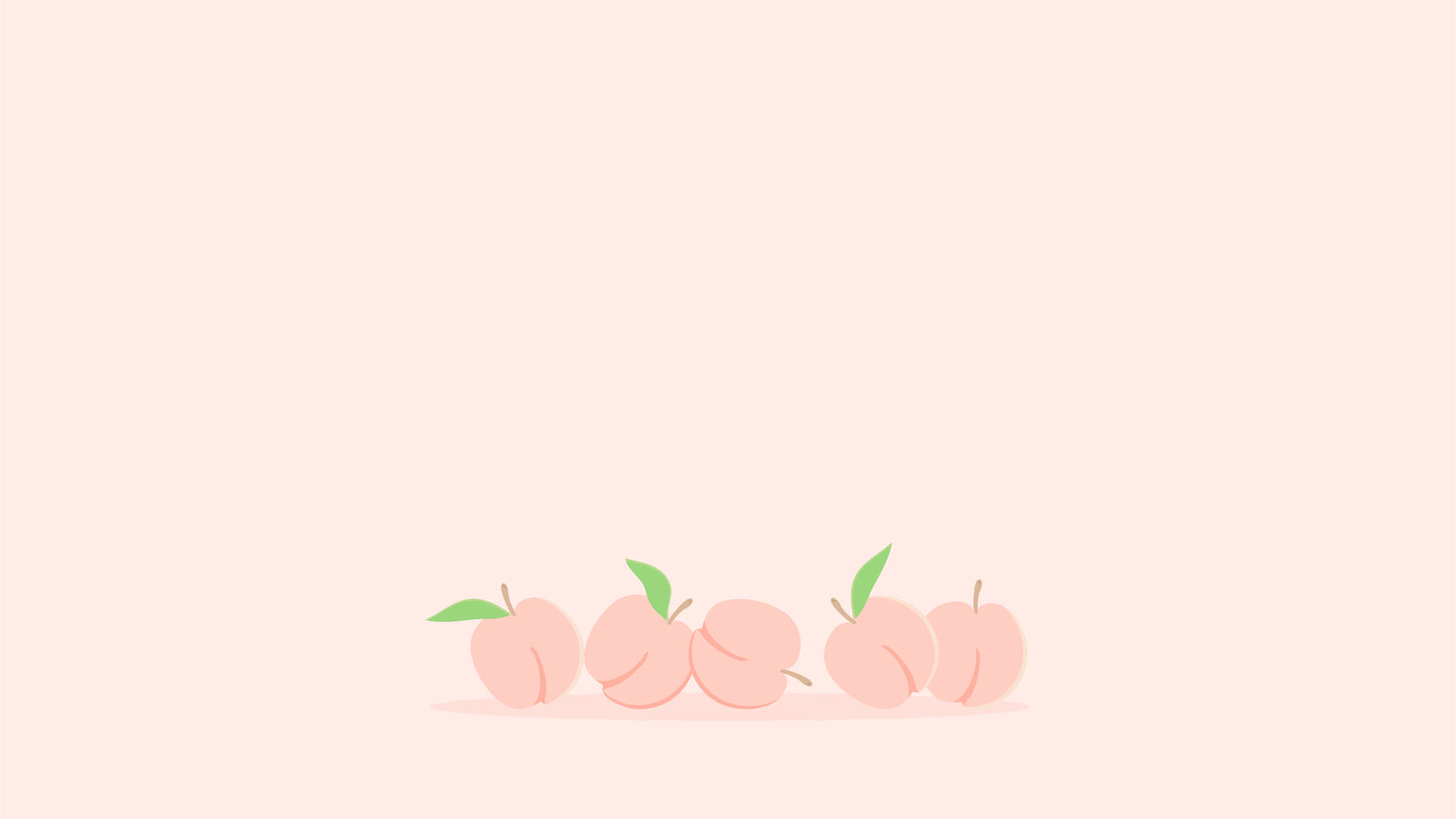 Estetik Yumuşak Pembe Şeftali Dizüstü Bilgisayar — Pastel estetik GIF Duvar Kağıdı