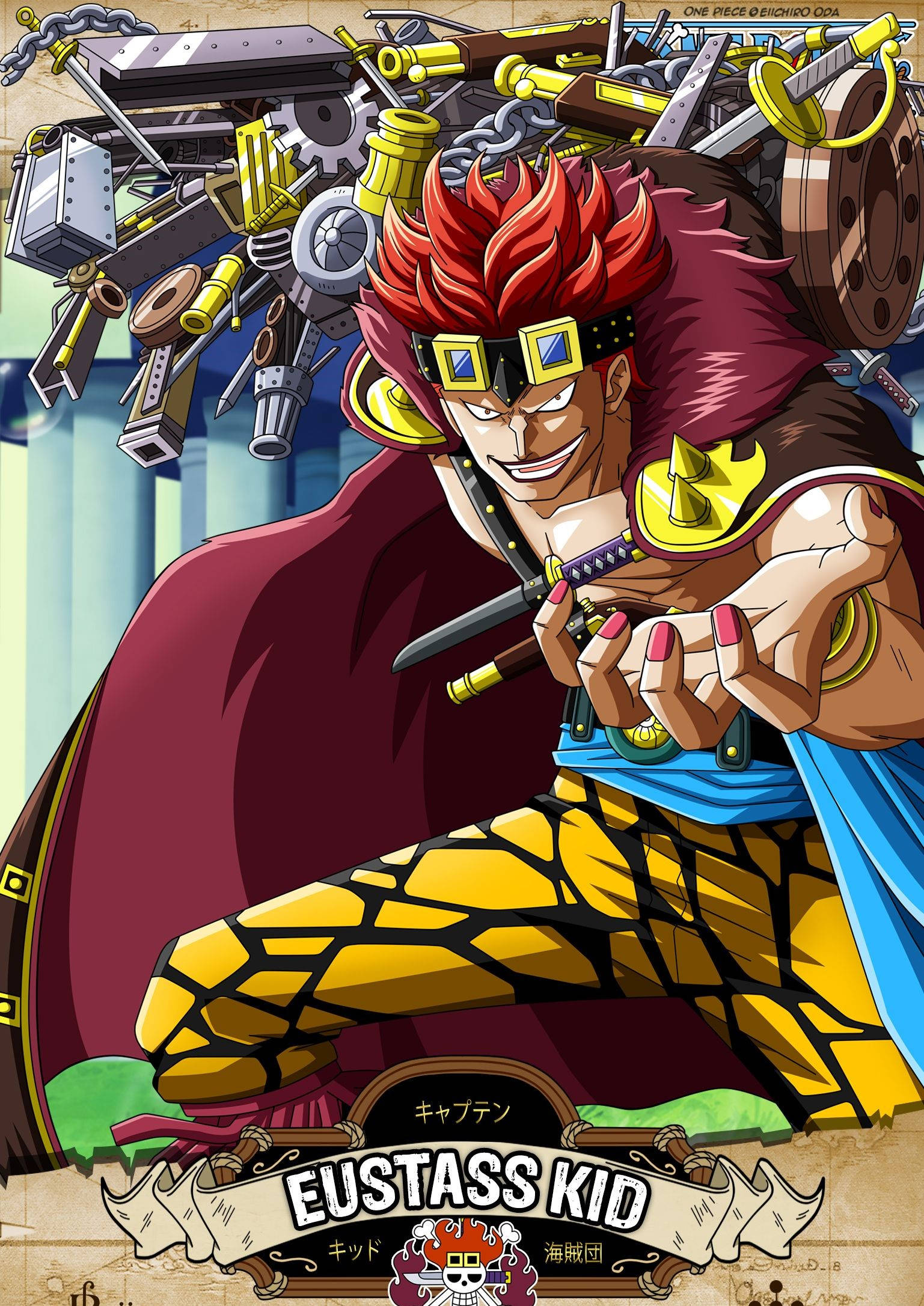 Eustass Kid HD Anime Kapağı Duvar Kağıdı