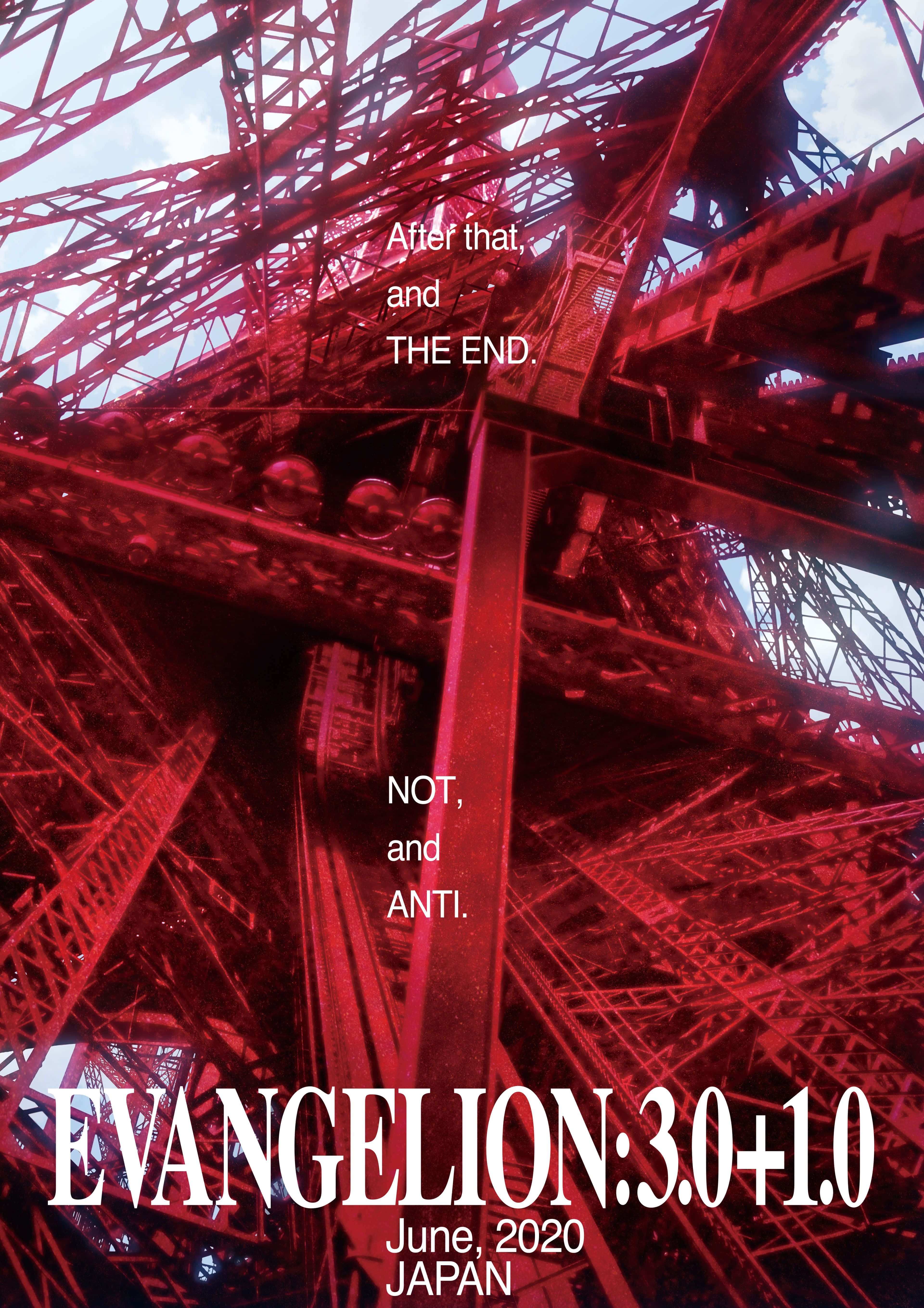 Evangelion 30 10 Kırmızı Kuleli Duvar Kağıdı